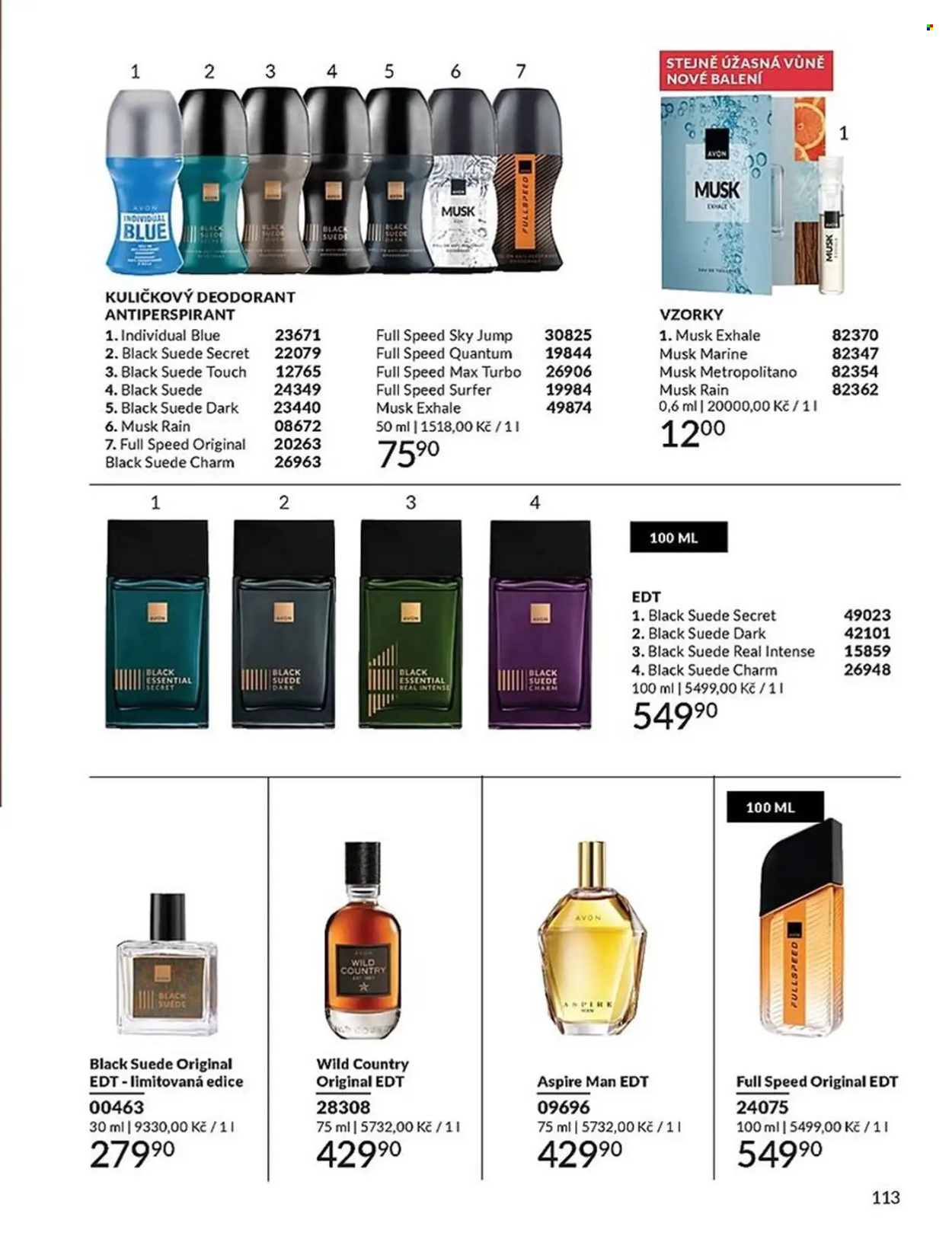 Leták AVON - 1.1.2026 - 31.1.2026. Strana 113