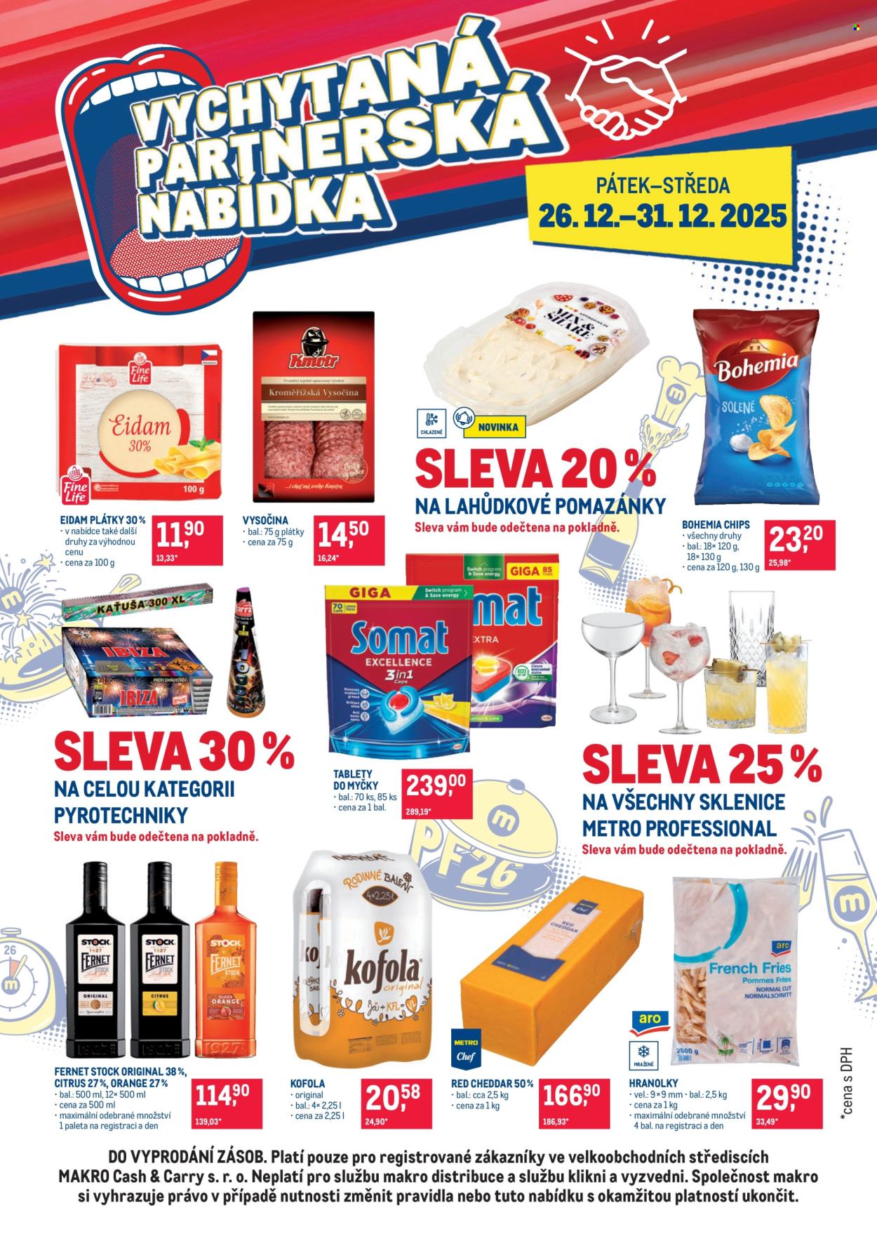 Leták MAKRO - 26.12.2025 - 31.12.2025. Strana 1