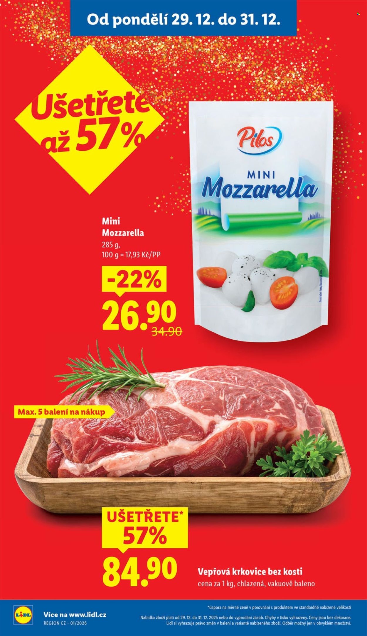 Leták Lidl - 29.12.2025 - 31.12.2025. Strana 4
