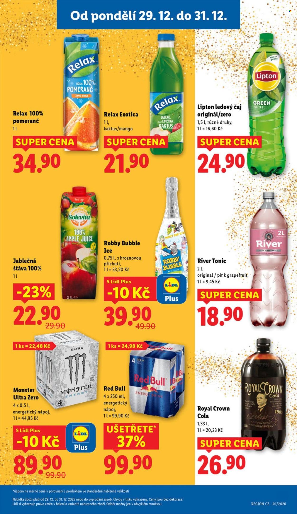 Leták Lidl - 29.12.2025 - 31.12.2025. Strana 19