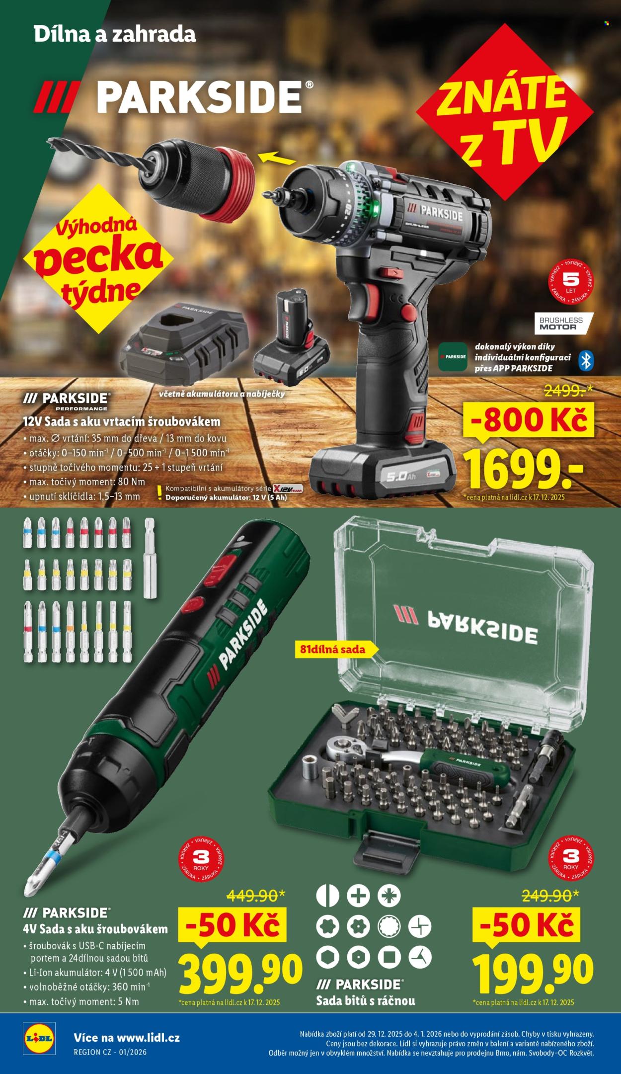Leták Lidl - 29.12.2025 - 31.12.2025. Strana 34