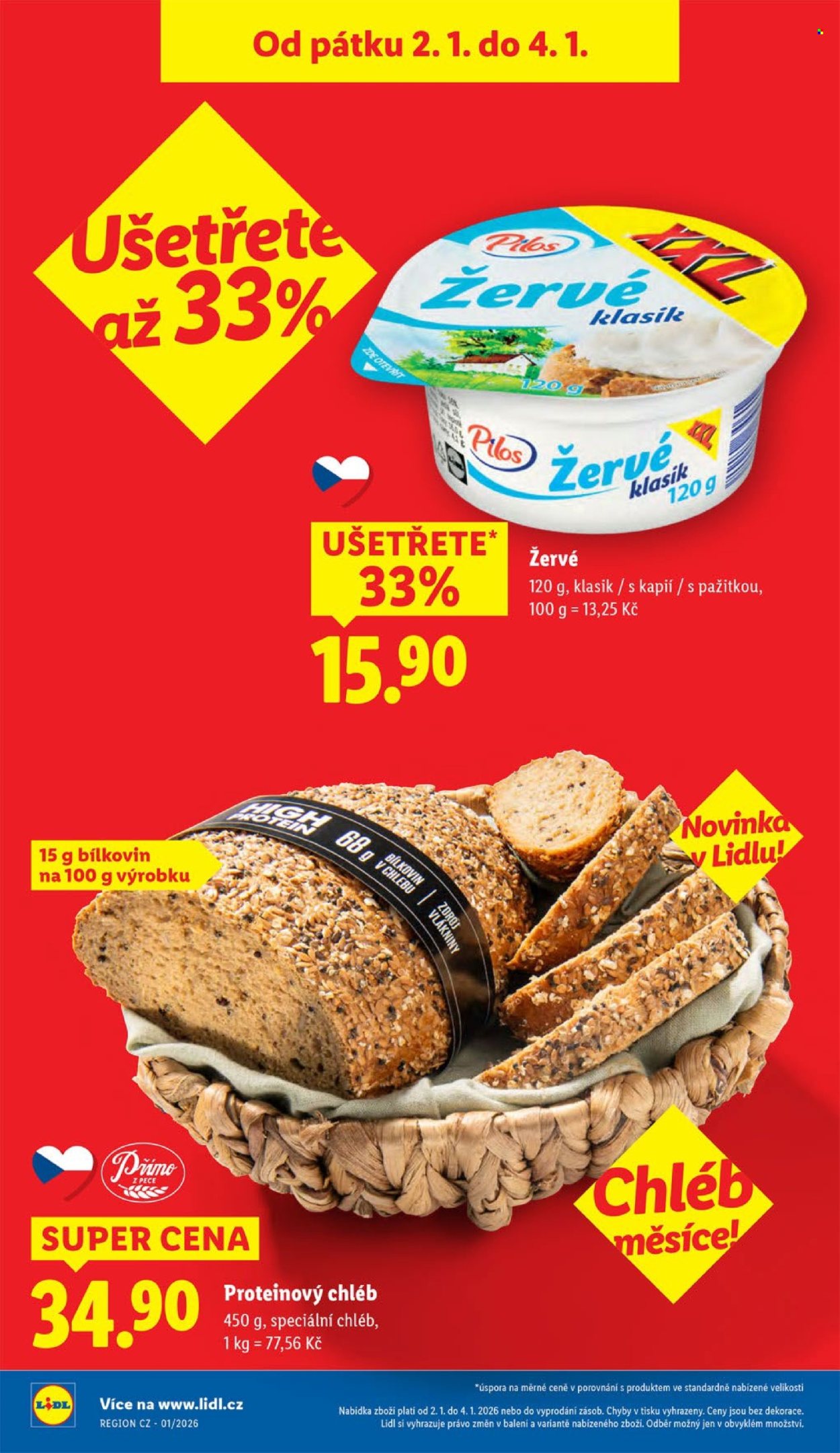 Leták Lidl - 2.1.2026 - 4.1.2026. Strana 4