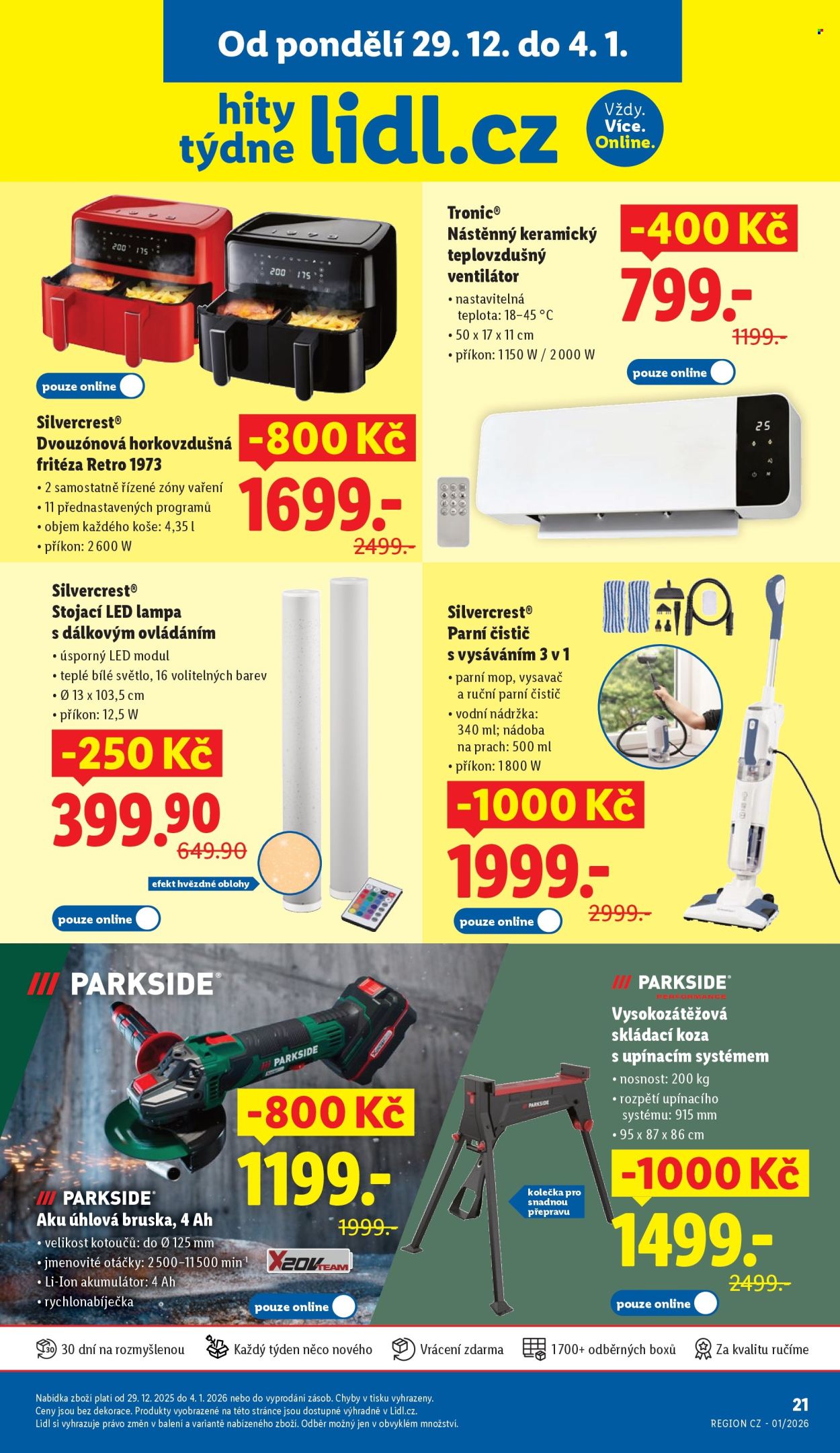 Leták Lidl - 29.12.2025 - 4.1.2026. Strana 1