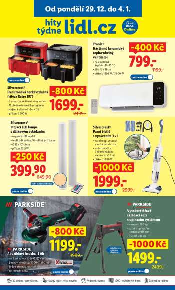 Leták Lidl - 29.12.2025 - 4.1.2026.