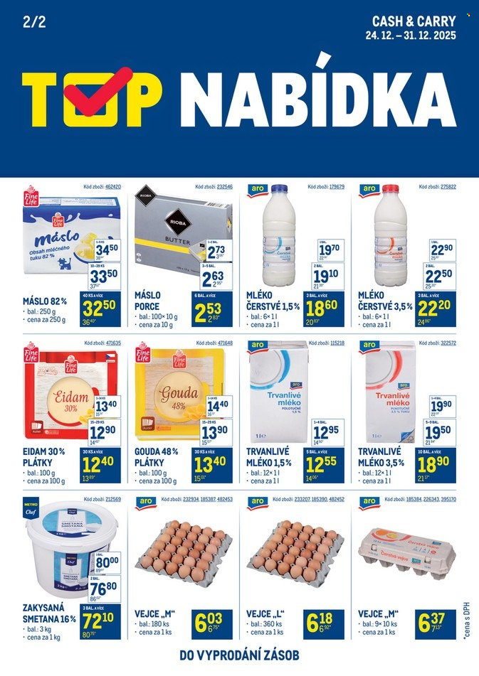 Leták MAKRO - 24.12.2025 - 31.12.2025. Strana 1
