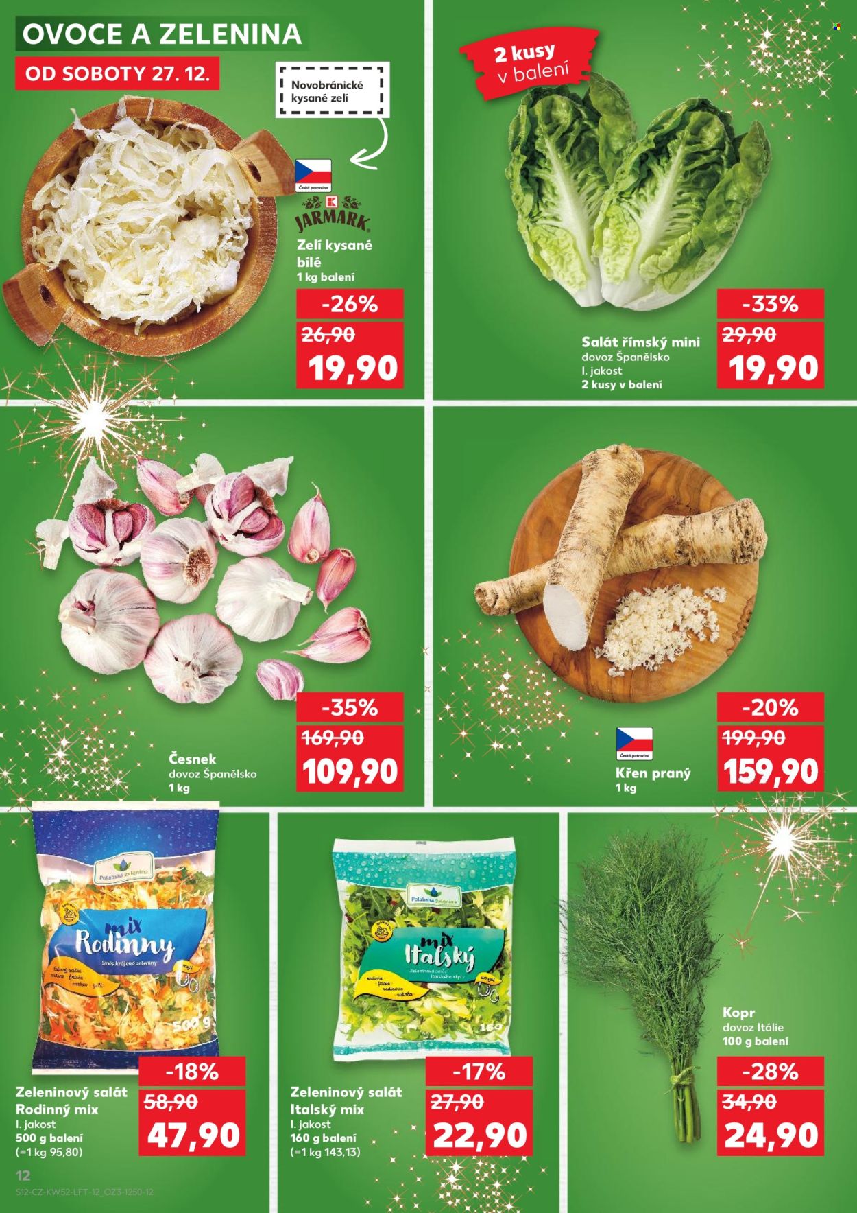 Leták Kaufland - 27.12.2025 - 31.12.2025. Strana 12