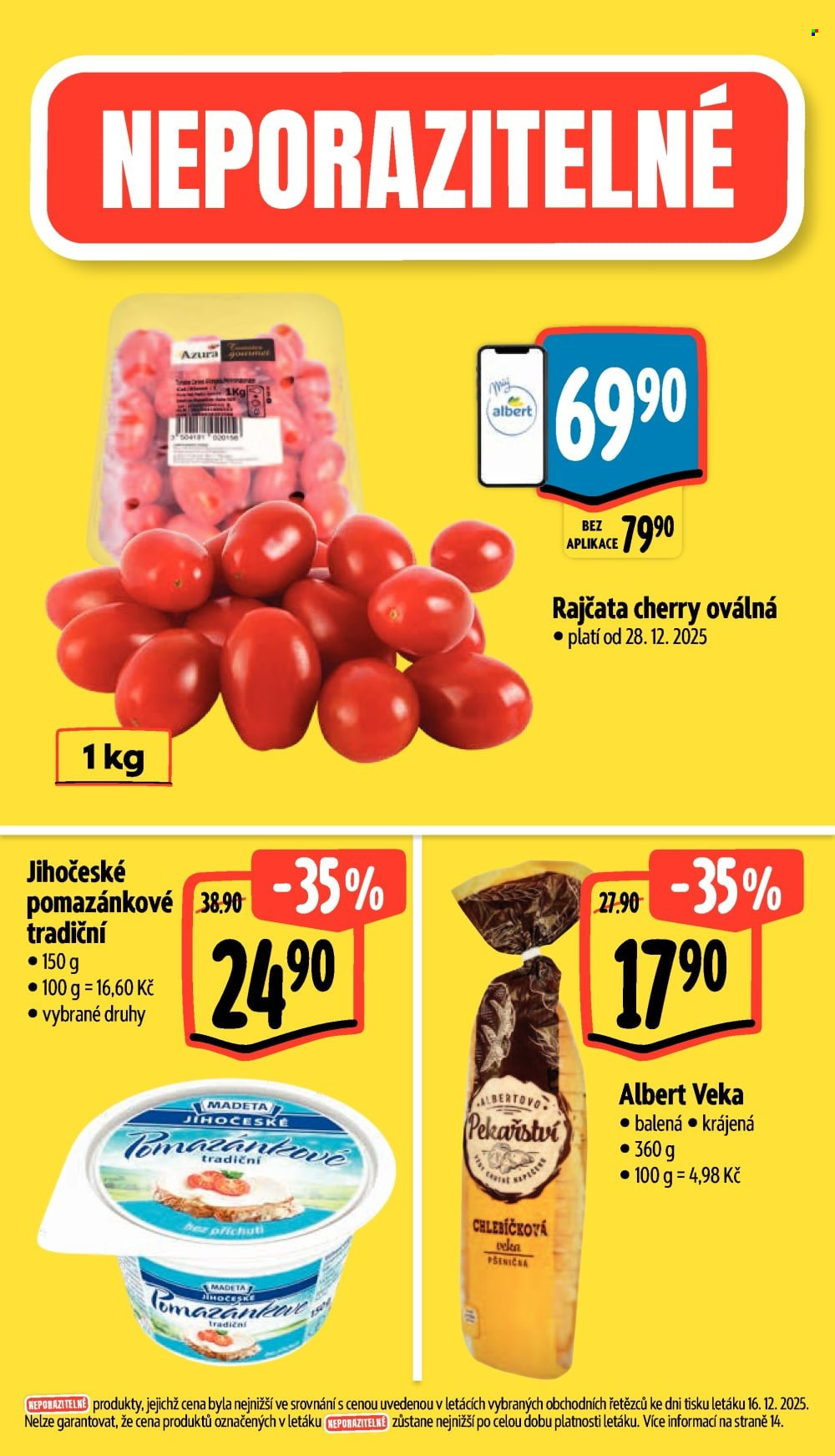 Leták Albert Supermarket - 27.12.2025 - 31.12.2025. Strana 3