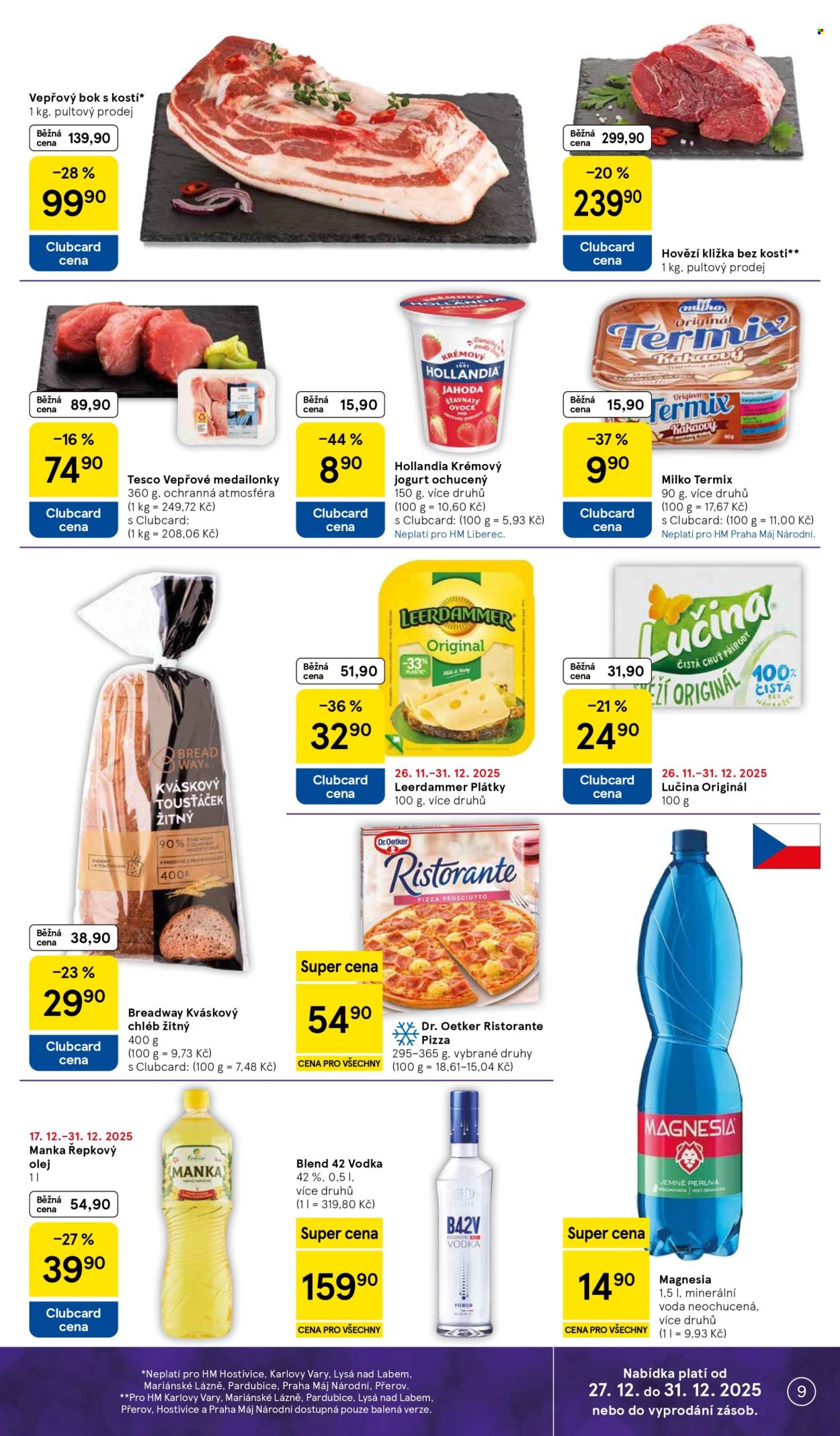 Leták TESCO - 27.12.2025 - 31.12.2025. Strana 9