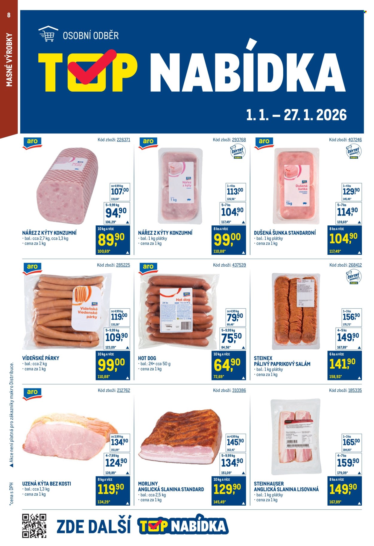 Leták MAKRO - 2.1.2026 - 13.1.2026. Strana 8