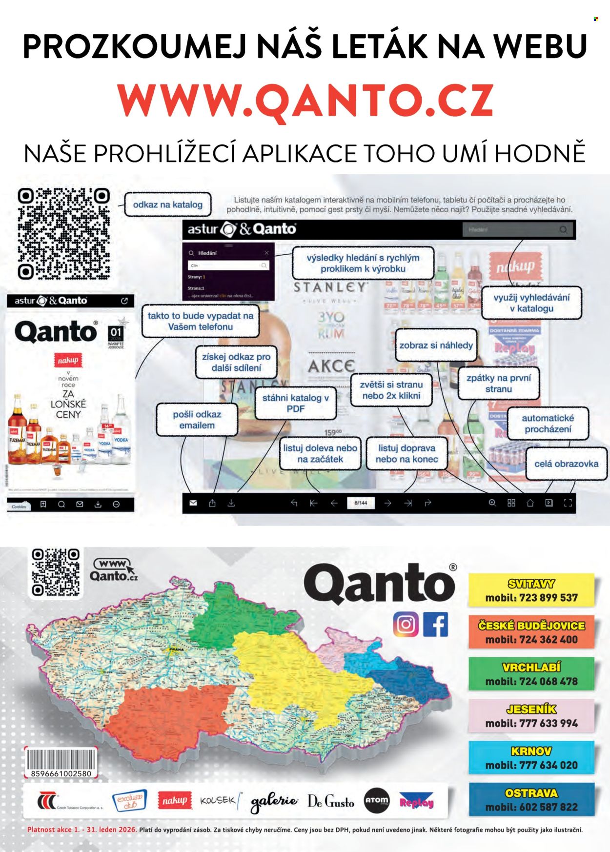 Leták Astur & Qanto velkoobchod - 1.1.2026 - 31.1.2026. Strana 184