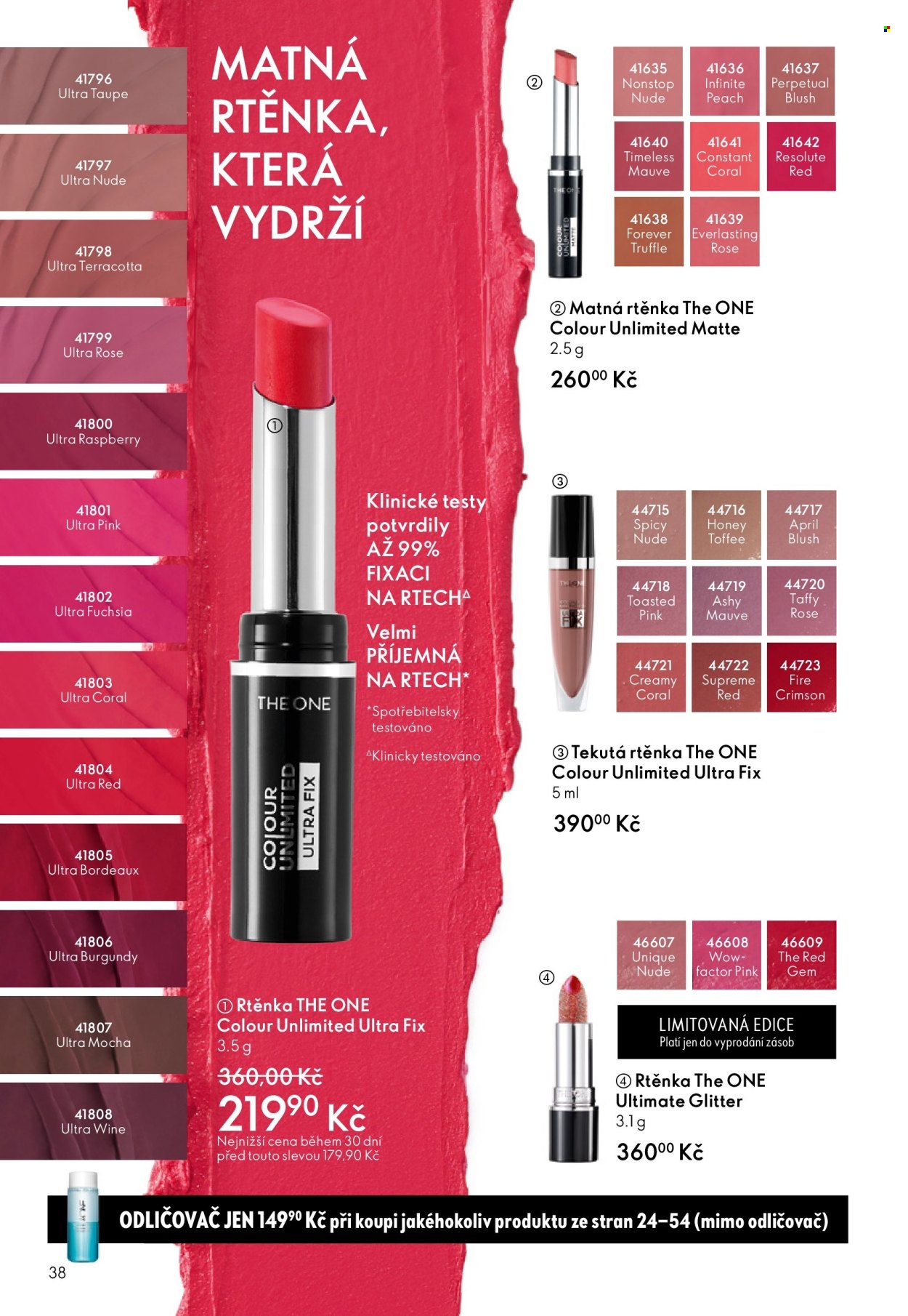 Leták ORIFLAME - 30.12.2025 - 20.1.2026. Strana 38