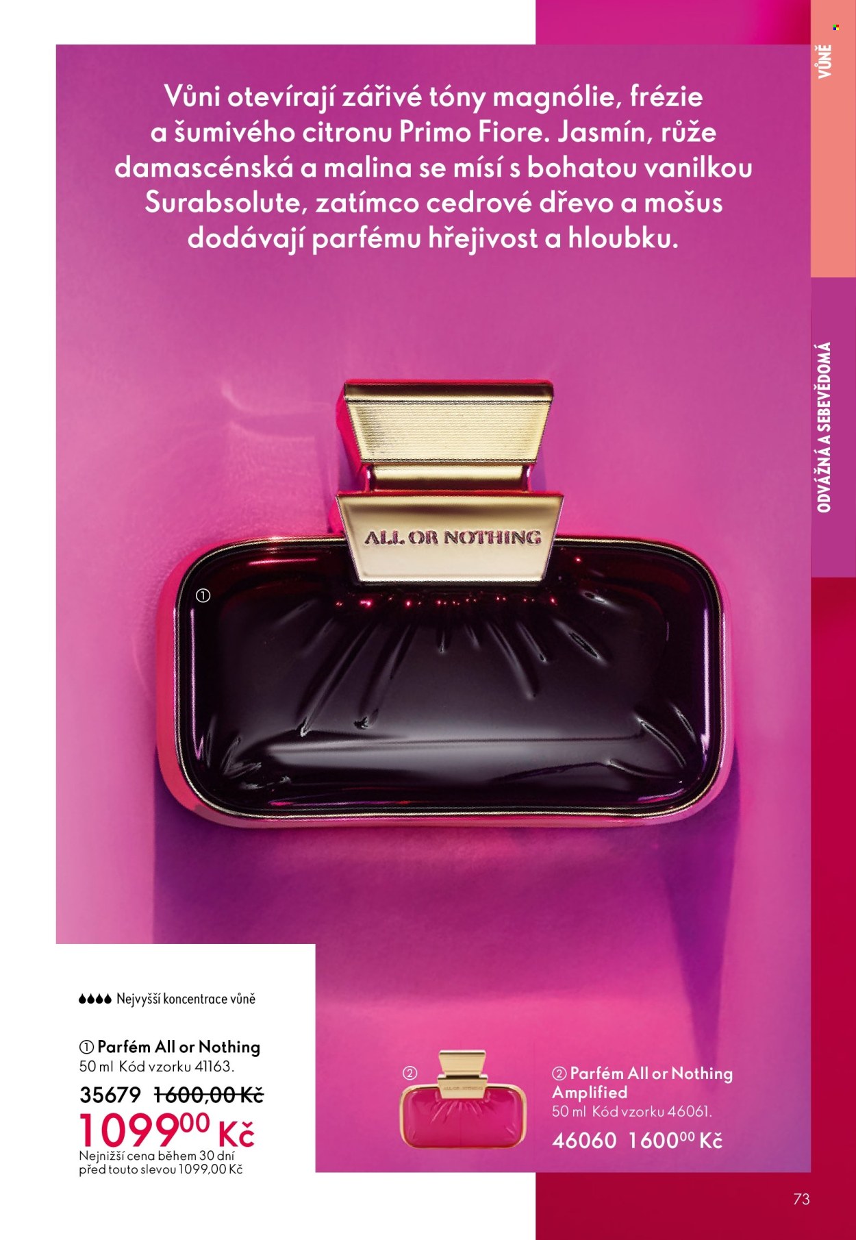 Leták ORIFLAME - 30.12.2025 - 20.1.2026. Strana 73