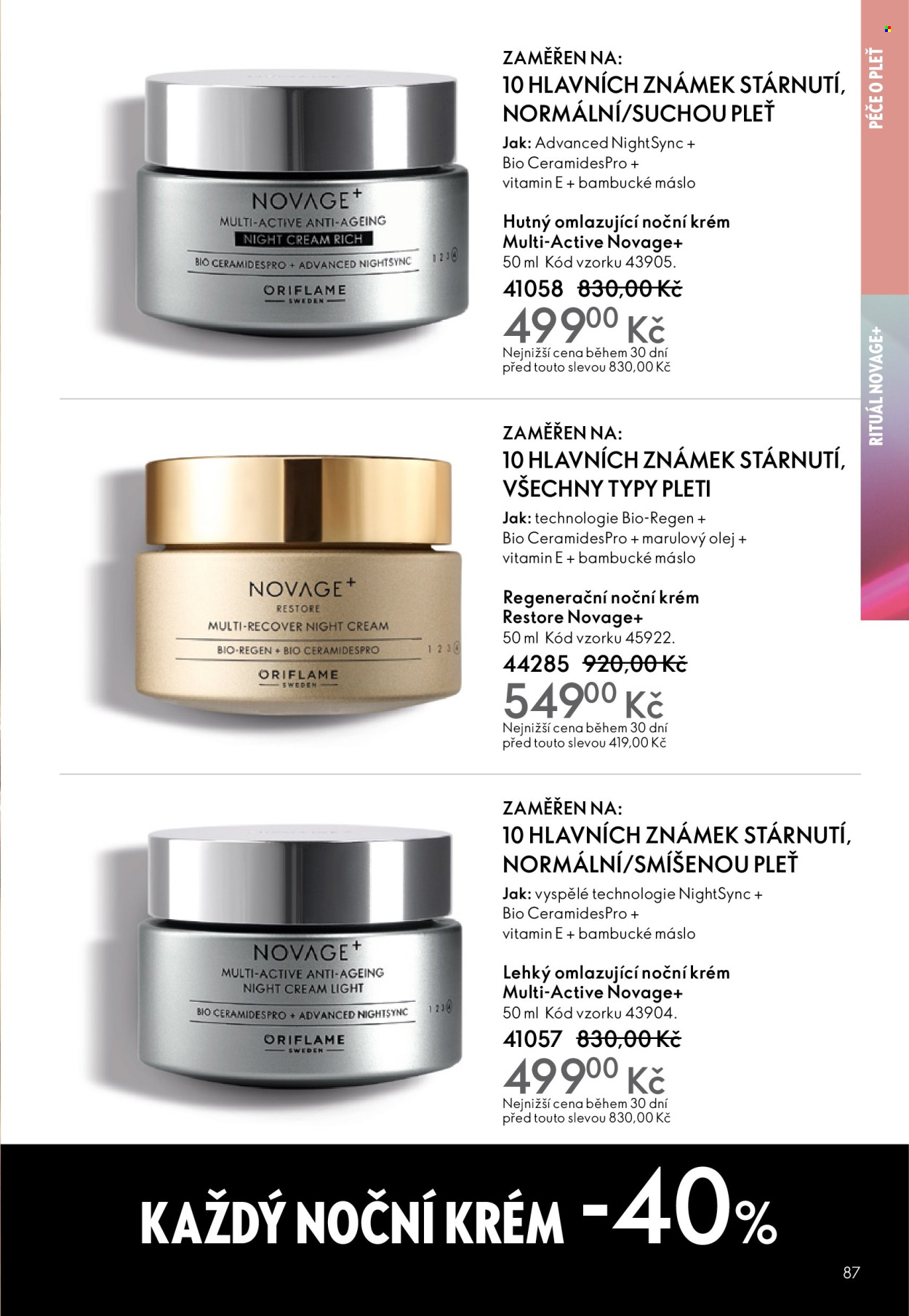Leták ORIFLAME - 30.12.2025 - 20.1.2026. Strana 87