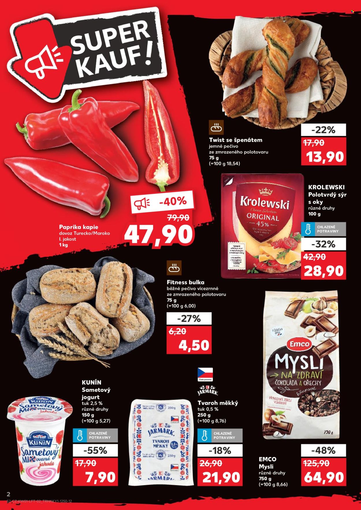 Leták Kaufland - 2.1.2026 - 6.1.2026. Strana 2