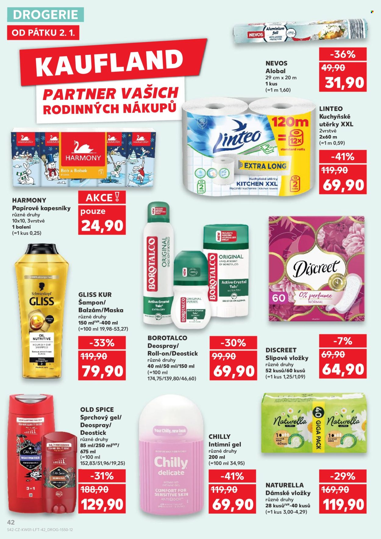 Leták Kaufland - 2.1.2026 - 6.1.2026. Strana 42