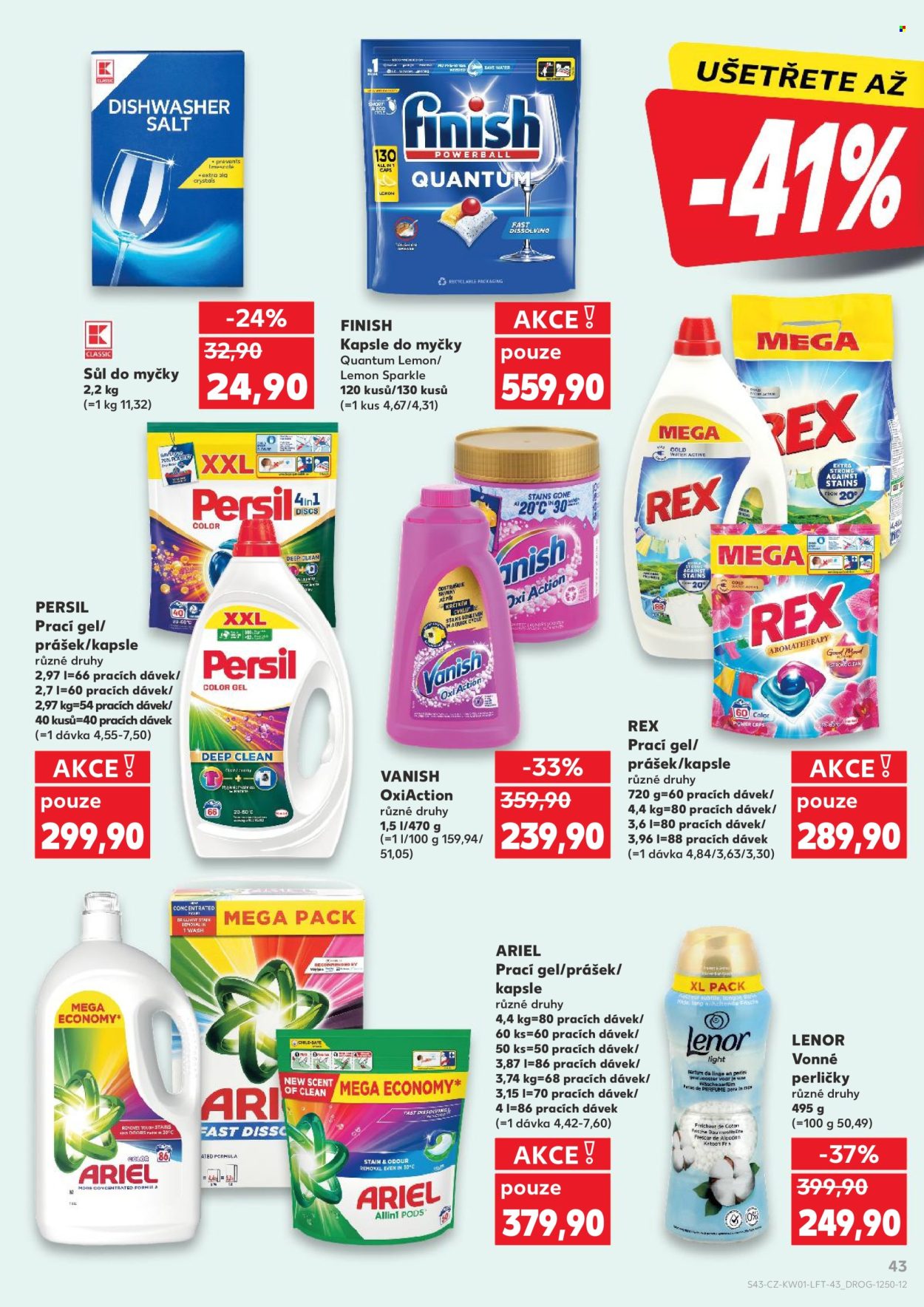 Leták Kaufland - 2.1.2026 - 6.1.2026. Strana 43