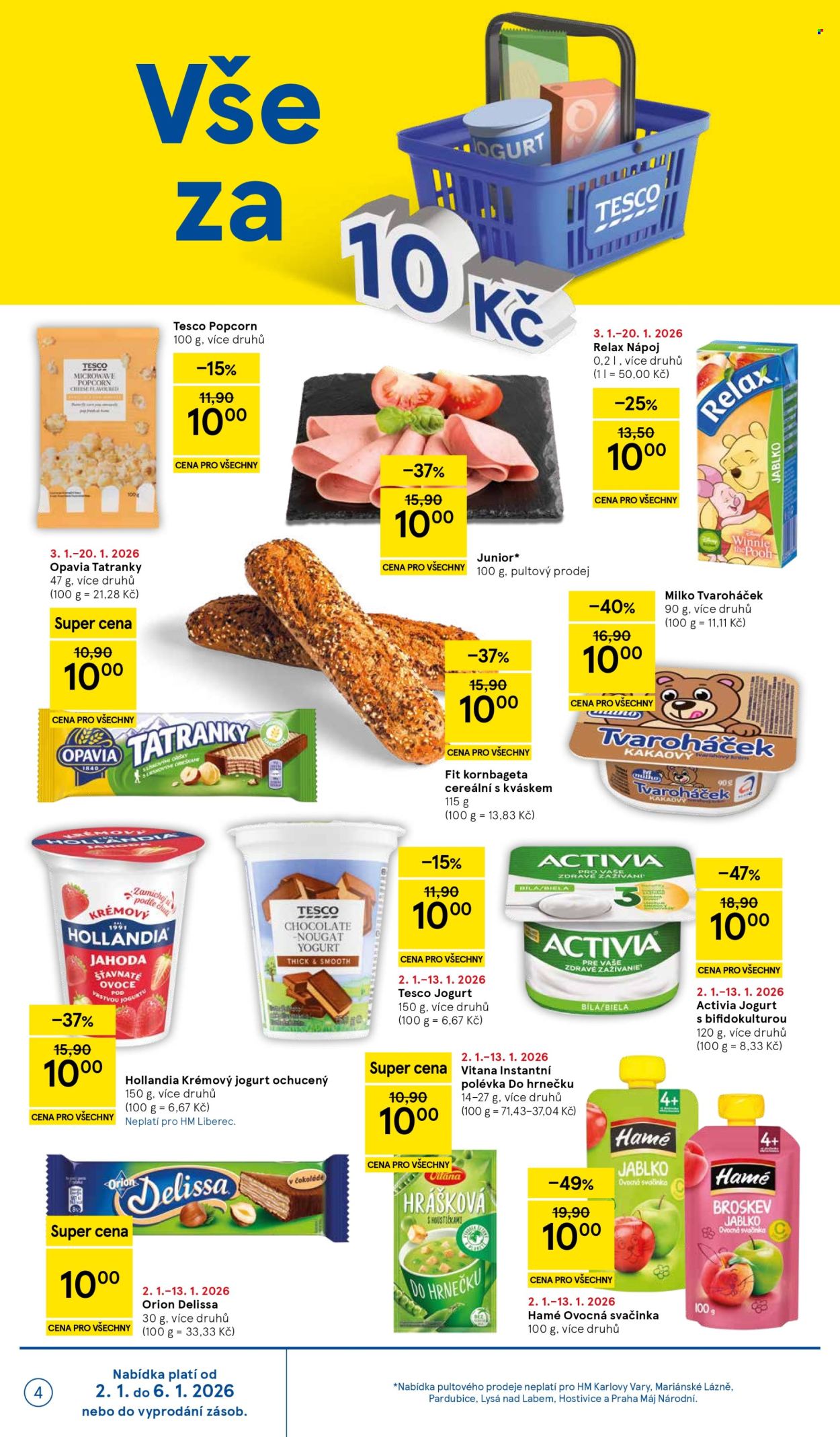 Leták TESCO - 2.1.2026 - 6.1.2026. Strana 4