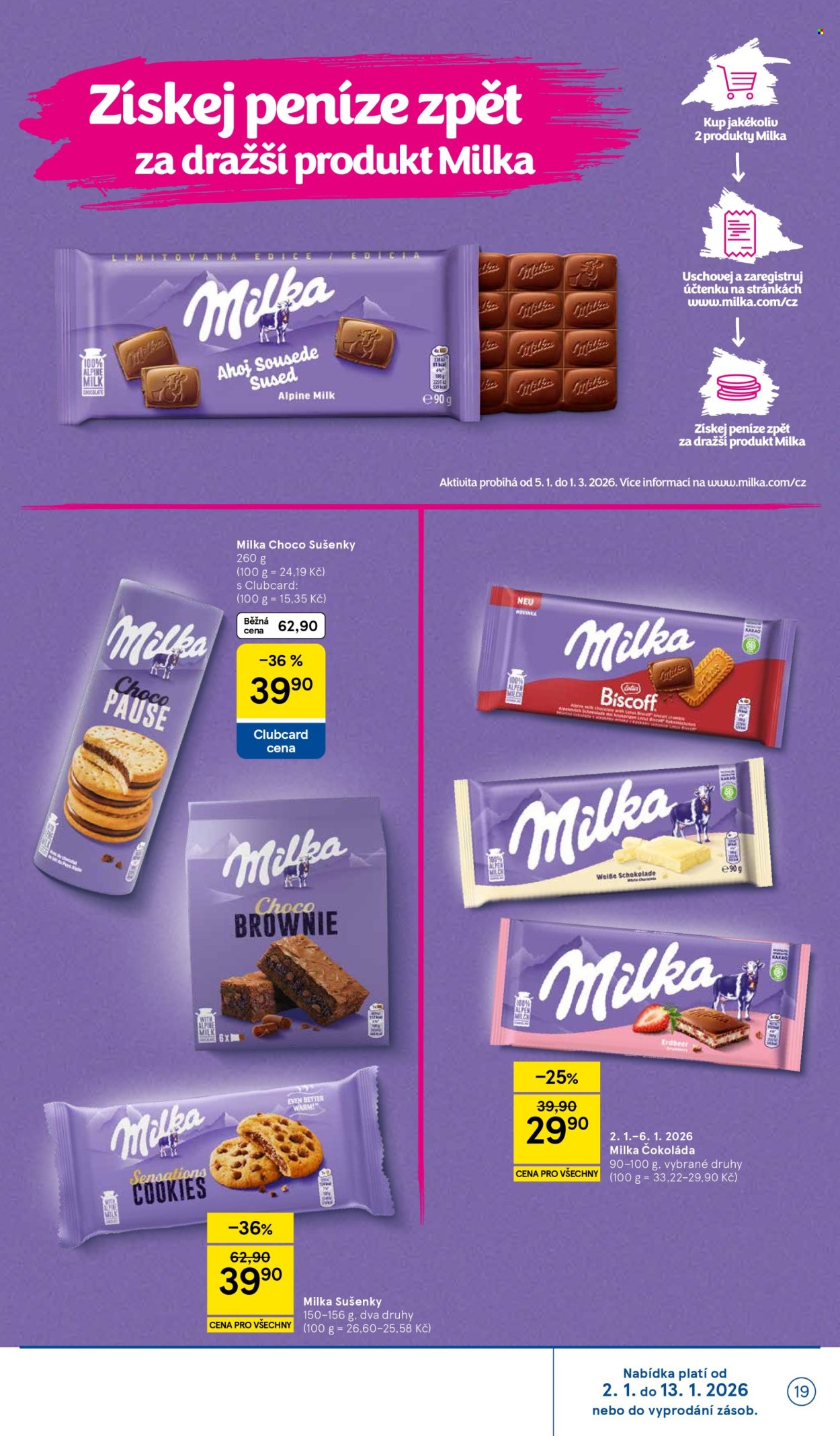 Leták TESCO - 2.1.2026 - 6.1.2026. Strana 19