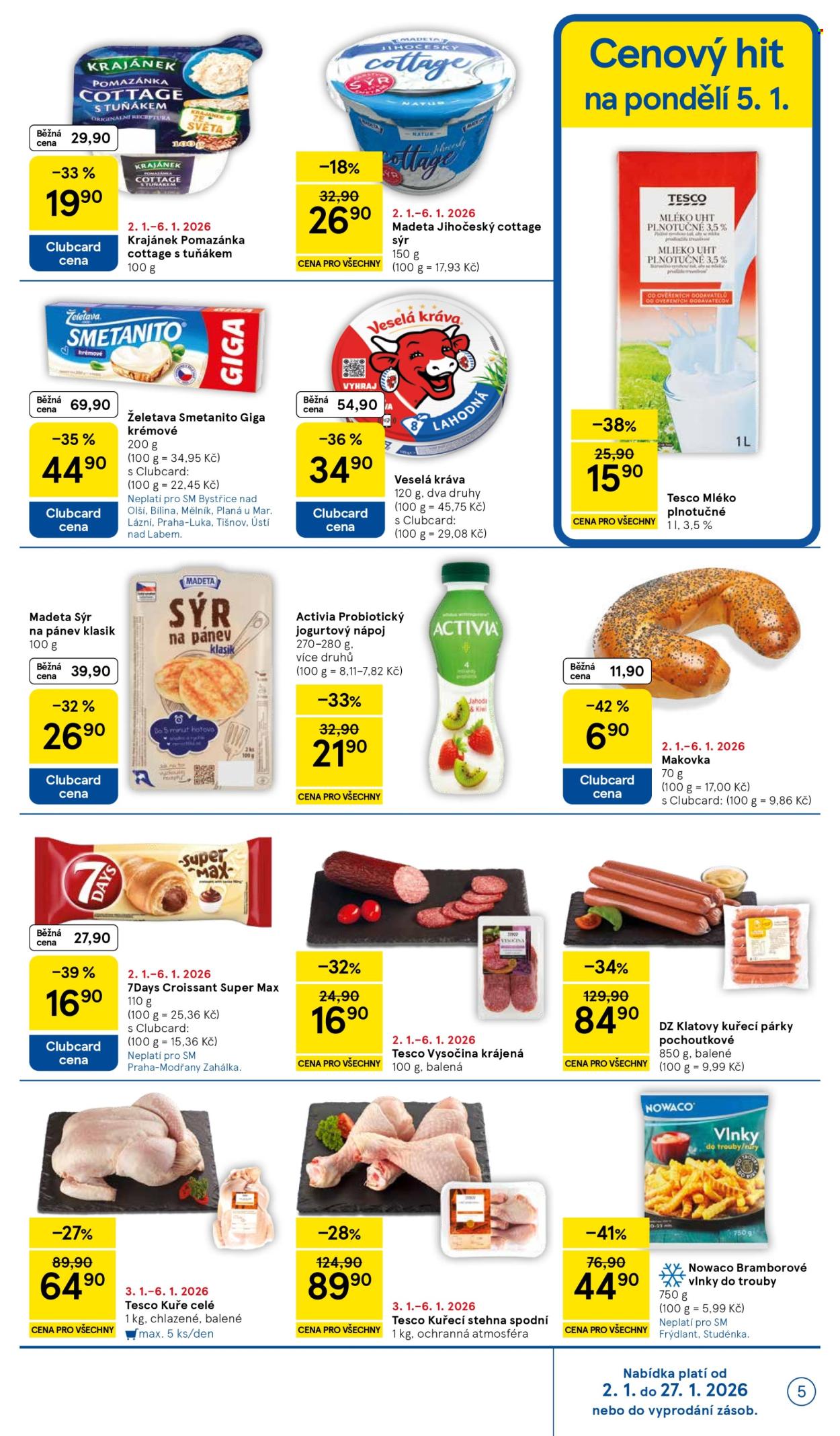 Leták TESCO supermarket - 2.1.2026 - 6.1.2026. Strana 5
