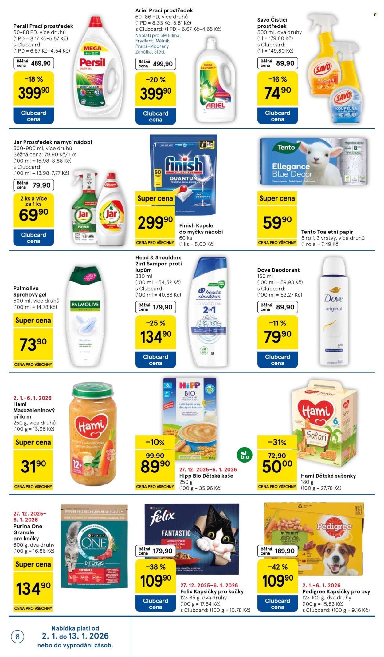 Leták TESCO supermarket - 2.1.2026 - 6.1.2026. Strana 8