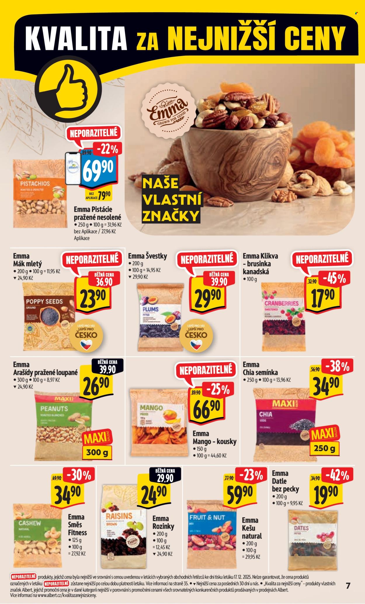 Leták Albert Hypermarket - 2.1.2026 - 6.1.2026. Strana 7