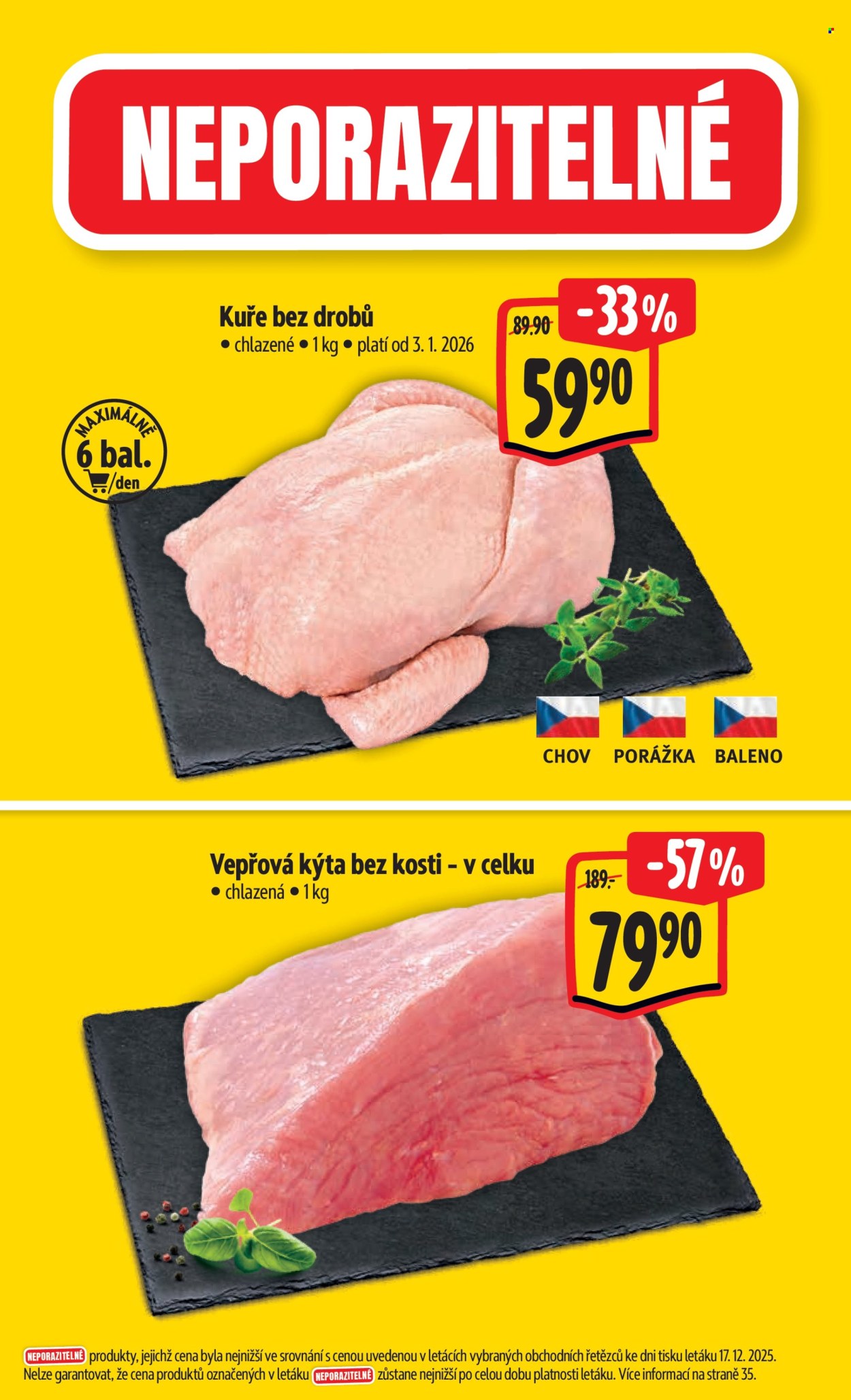 Leták Albert Hypermarket - 2.1.2026 - 6.1.2026. Strana 14