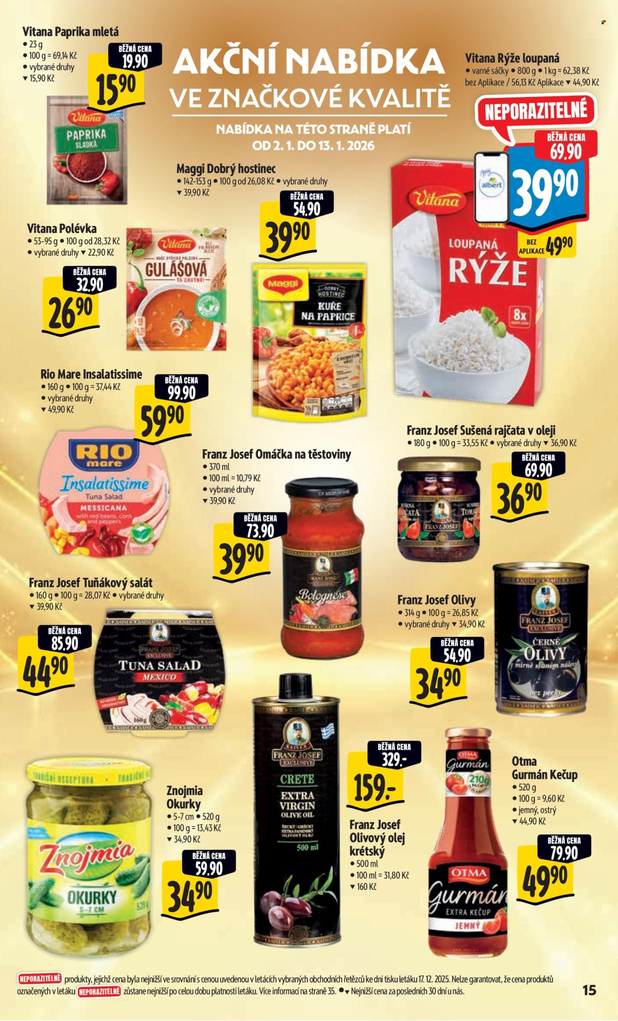 Leták Albert Hypermarket - 2.1.2026 - 6.1.2026. Strana 20