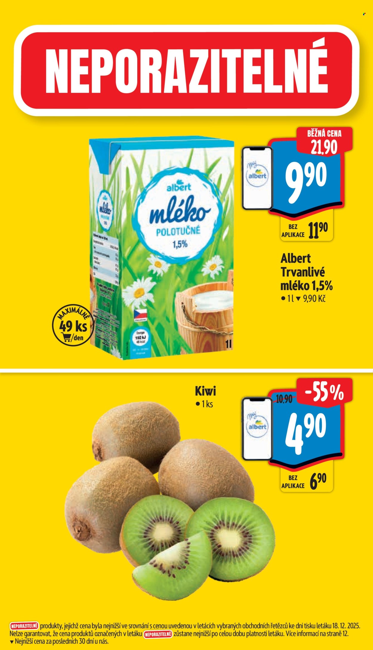 Leták Albert Supermarket - 2.1.2026 - 6.1.2026. Strana 4