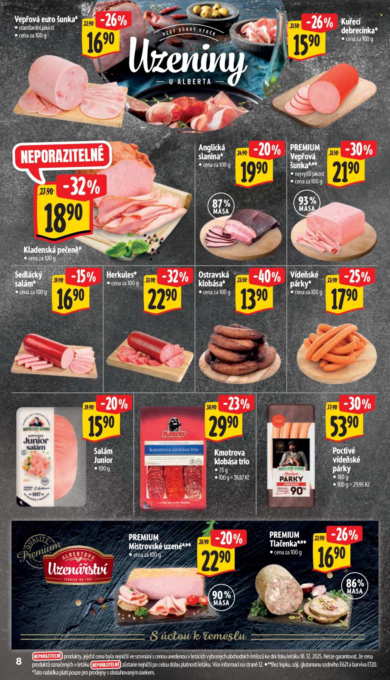 Leták Albert Supermarket - 2.1.2026 - 6.1.2026. Strana 13