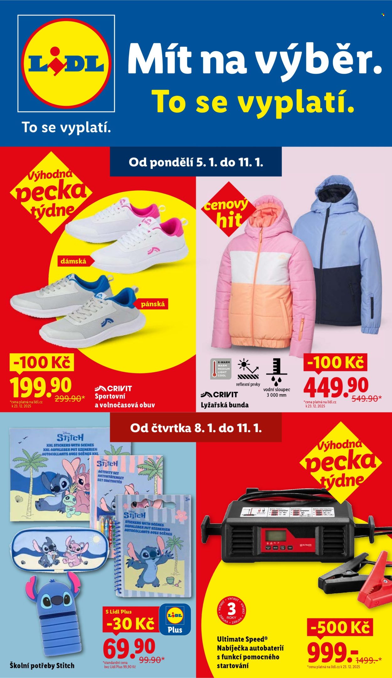 Leták Lidl - 5.1.2026 - 11.1.2026. Strana 1