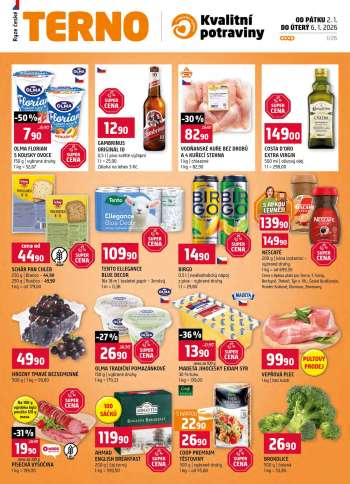 Leták coop TERNO - 2.1.2026 - 6.1.2026.
