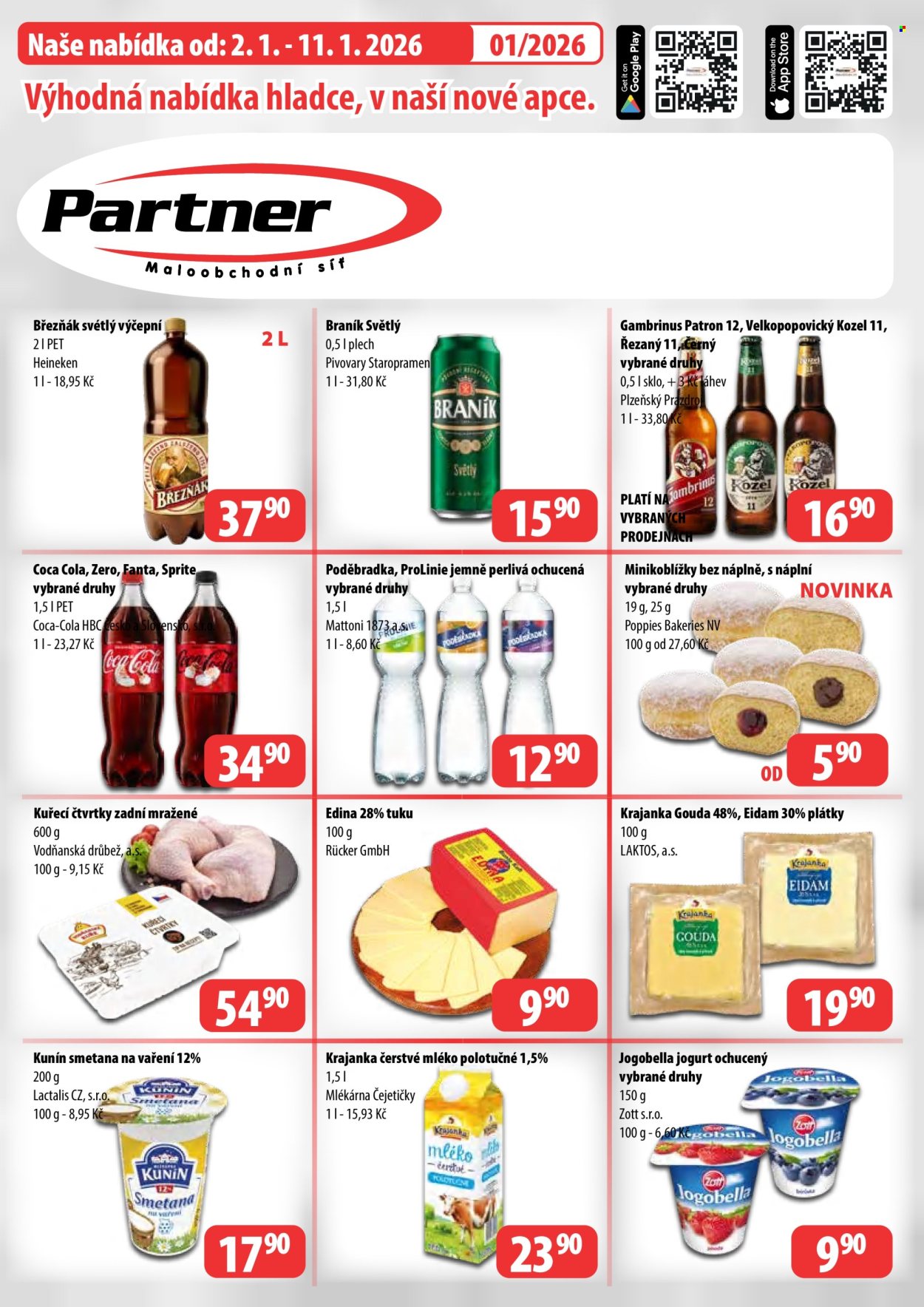 Leták Partner - 2.1.2026 - 11.1.2026. Strana 1