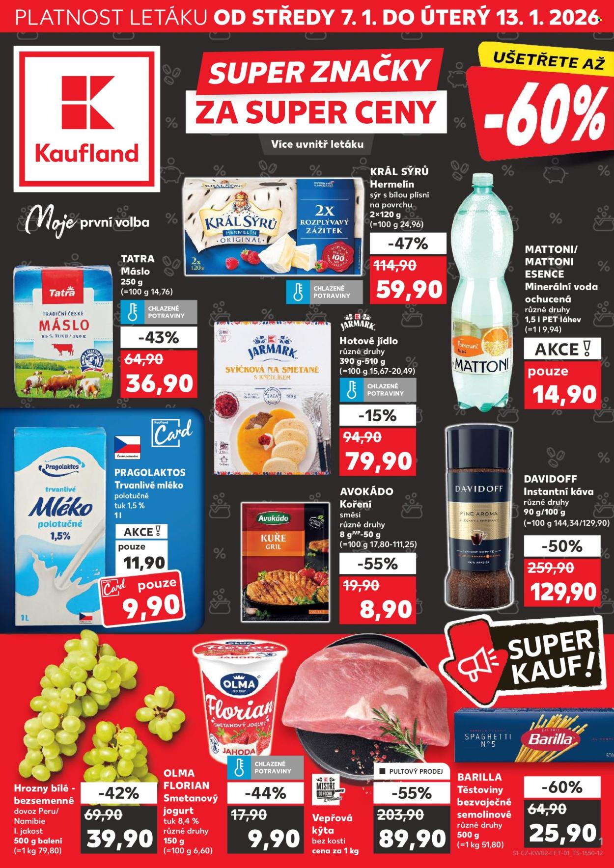 Leták Kaufland - 7.1.2026 - 13.1.2026. Strana 1
