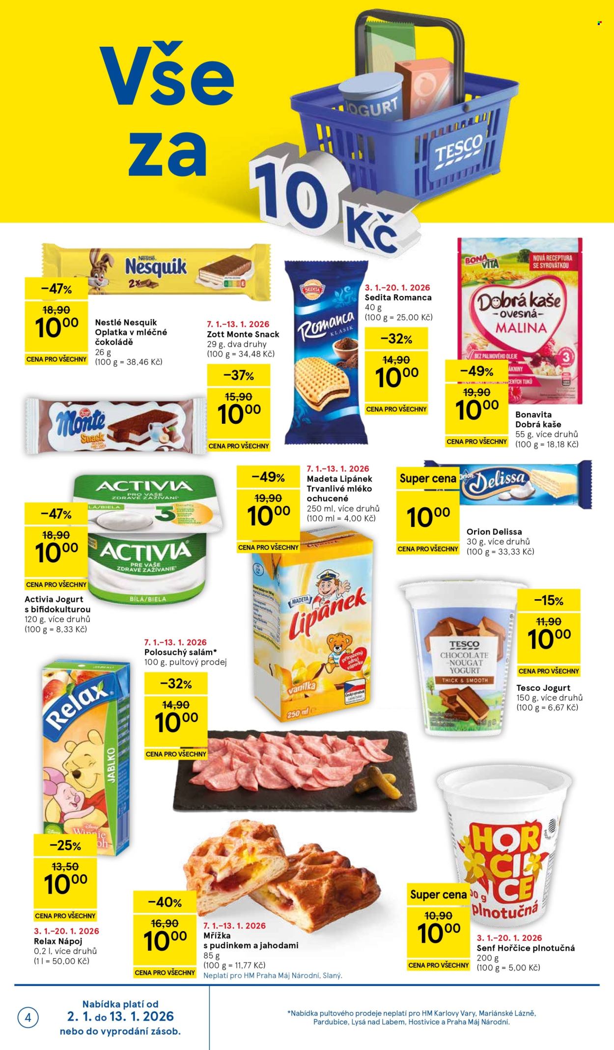 Leták TESCO - 7.1.2026 - 13.1.2026. Strana 4