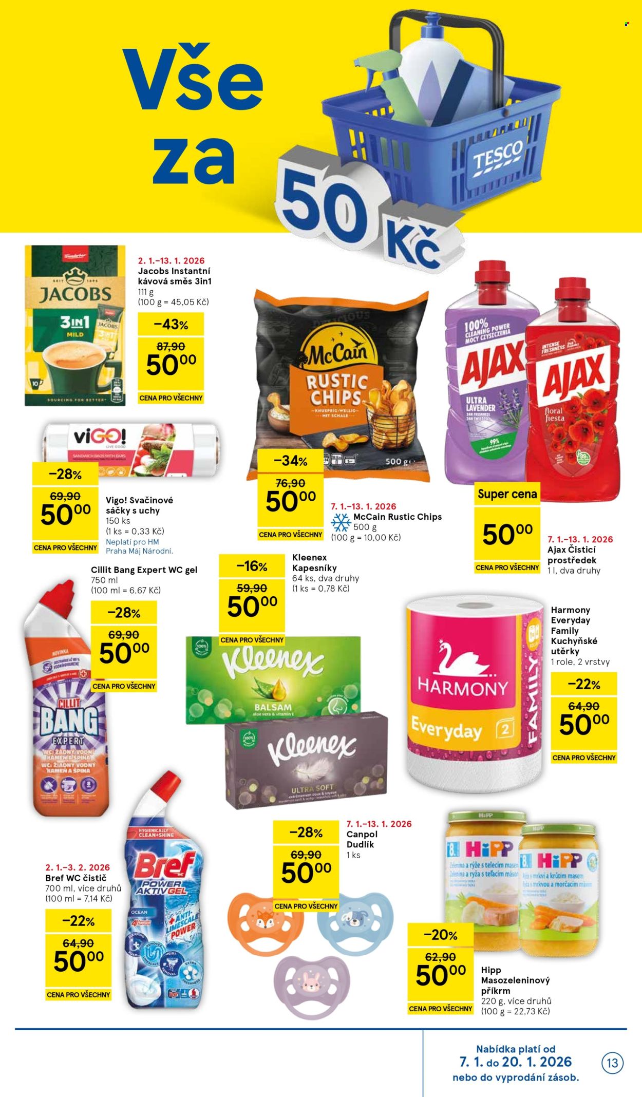 Leták TESCO - 7.1.2026 - 13.1.2026. Strana 13