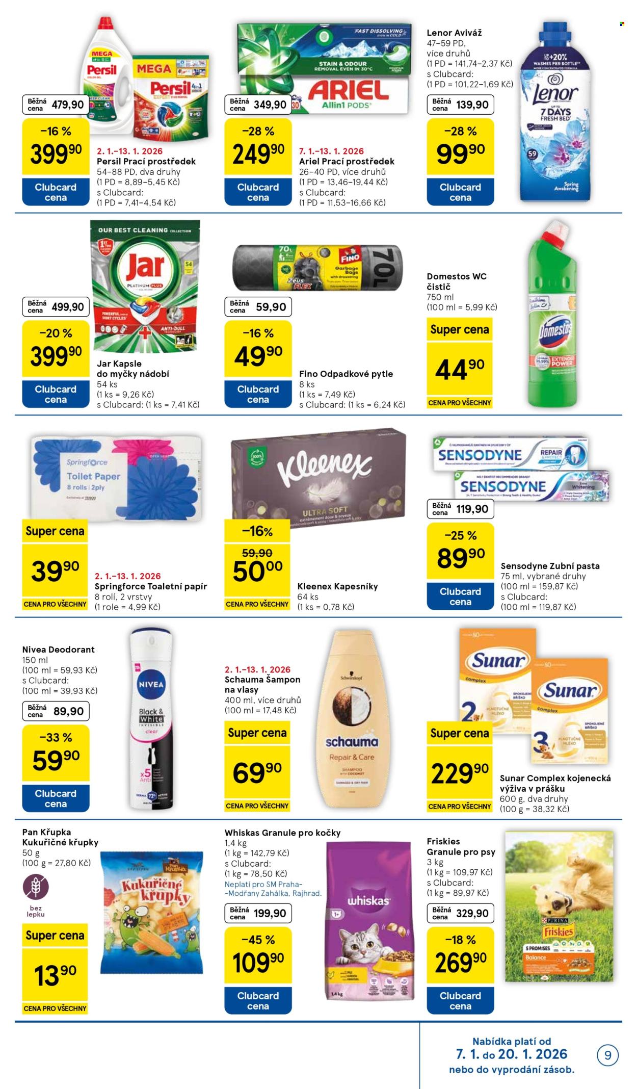 Leták TESCO supermarket - 7.1.2026 - 13.1.2026. Strana 9