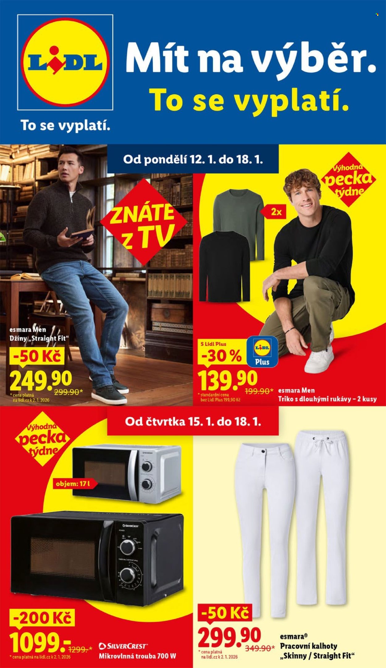 Leták Lidl - 12.1.2026 - 18.1.2026. Strana 1