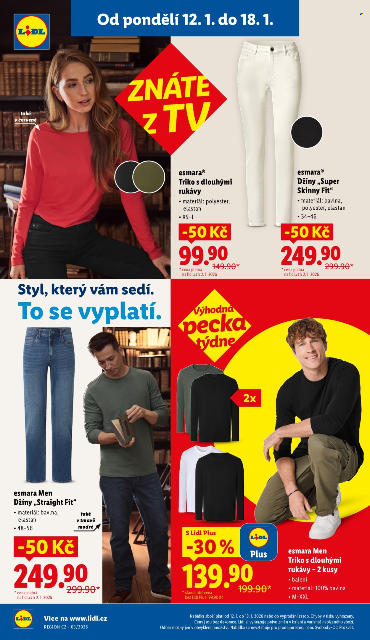 Leták Lidl - 12.1.2026 - 18.1.2026. Strana 4