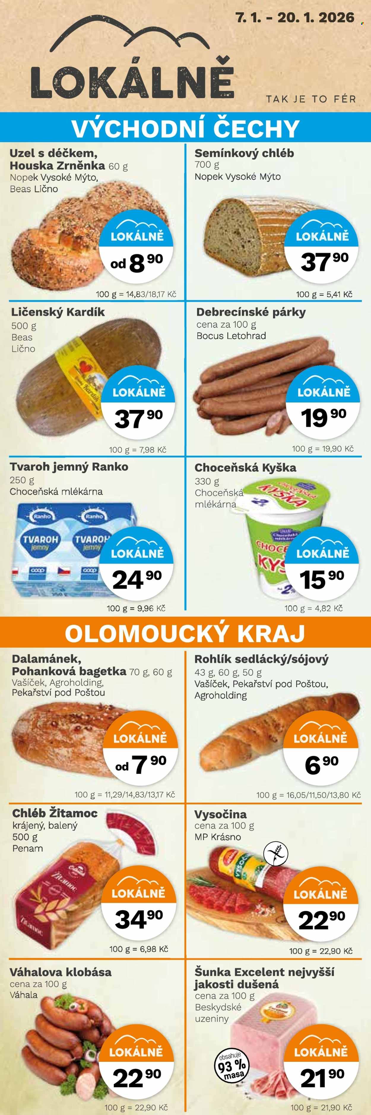 Leták Konzum - 7.1.2026 - 20.1.2026. Strana 2
