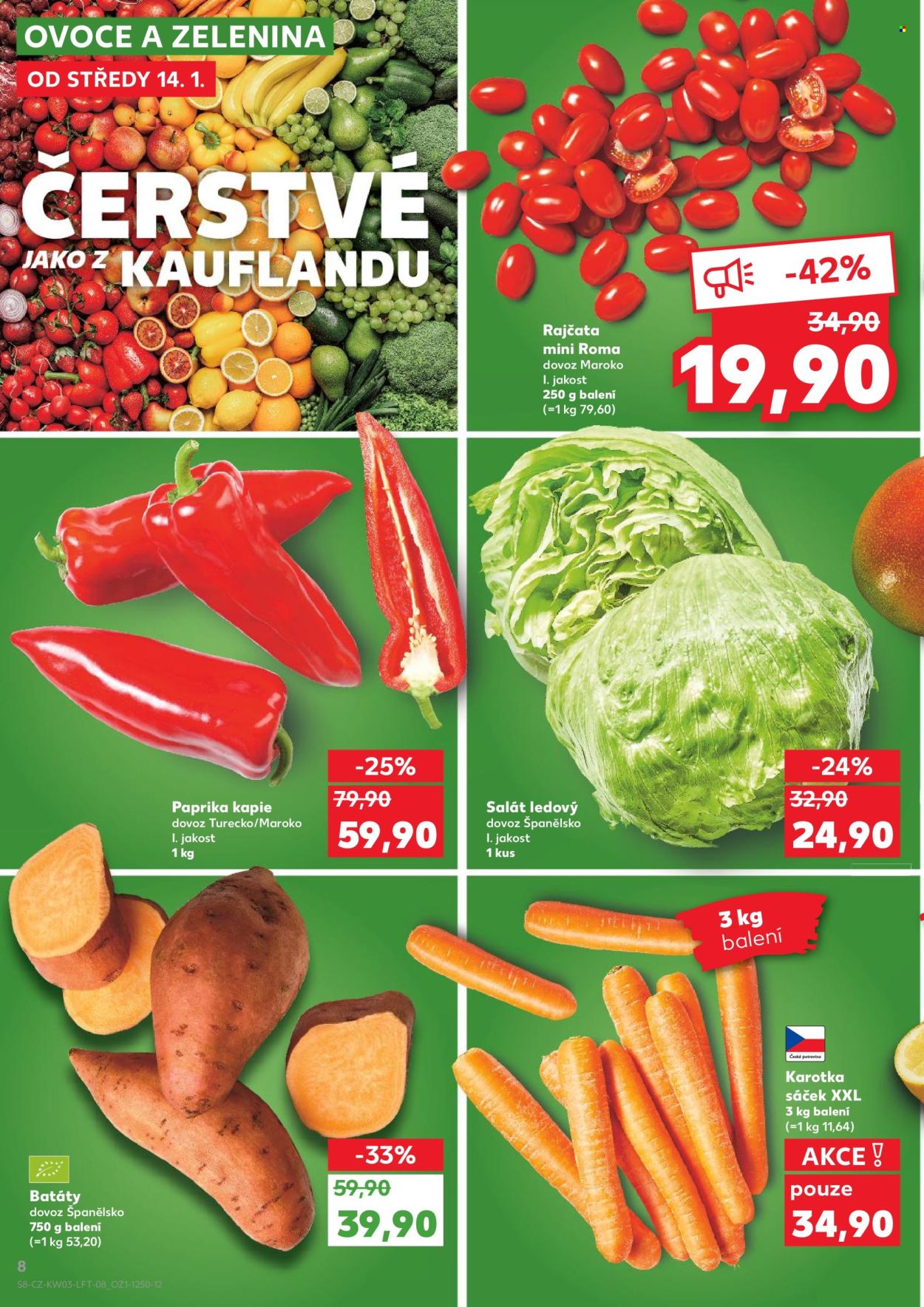 Leták Kaufland - 14.1.2026 - 20.1.2026. Strana 8