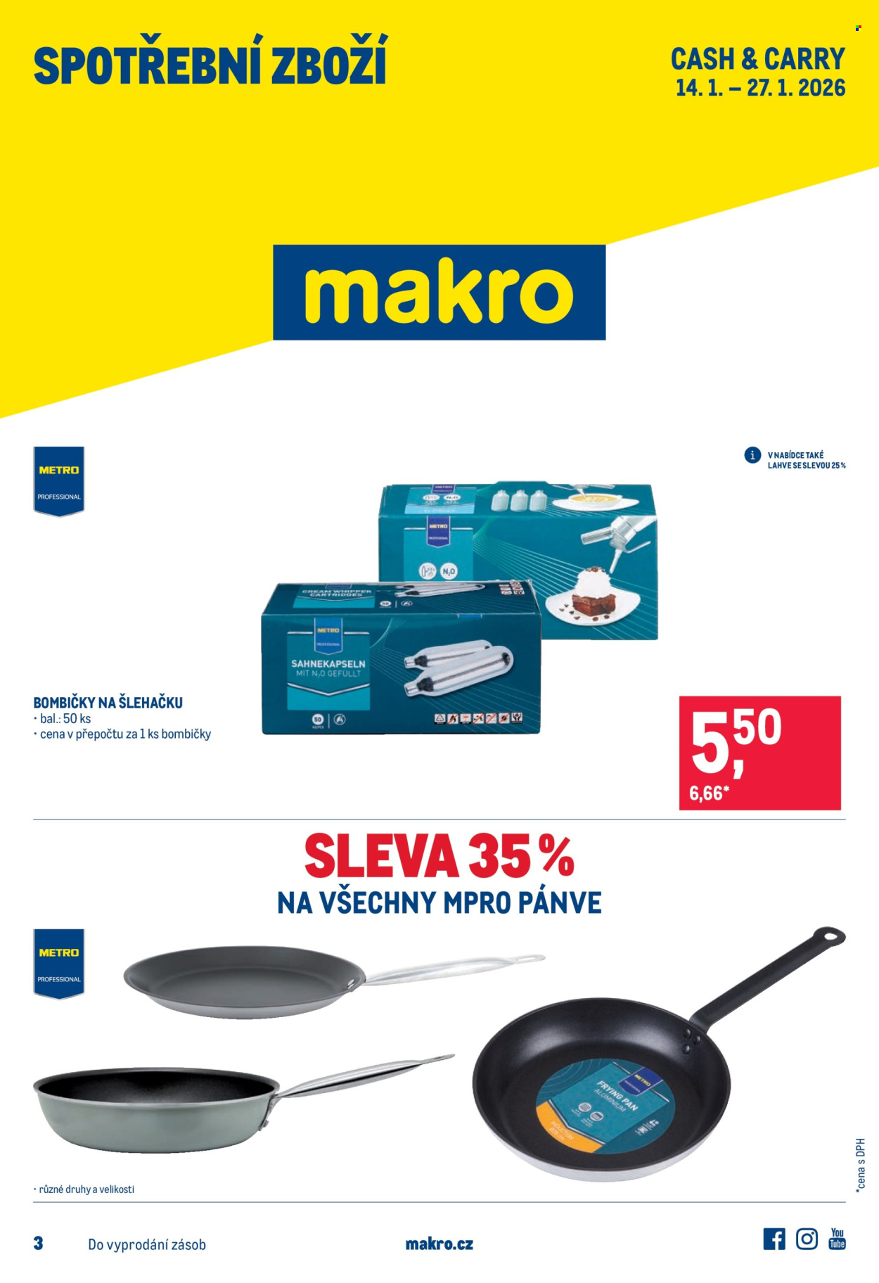 Leták MAKRO - 14.1.2026 - 27.1.2026. Strana 1
