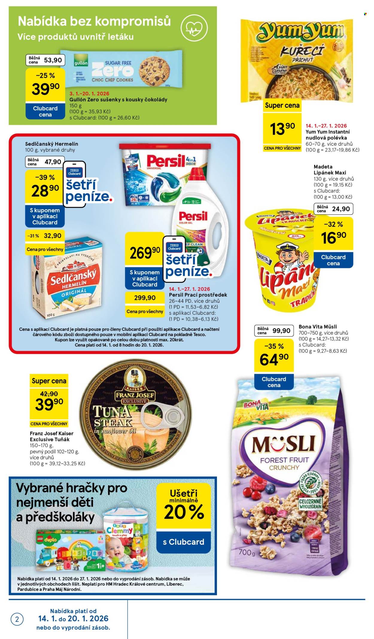 Leták TESCO - 14.1.2026 - 20.1.2026. Strana 2