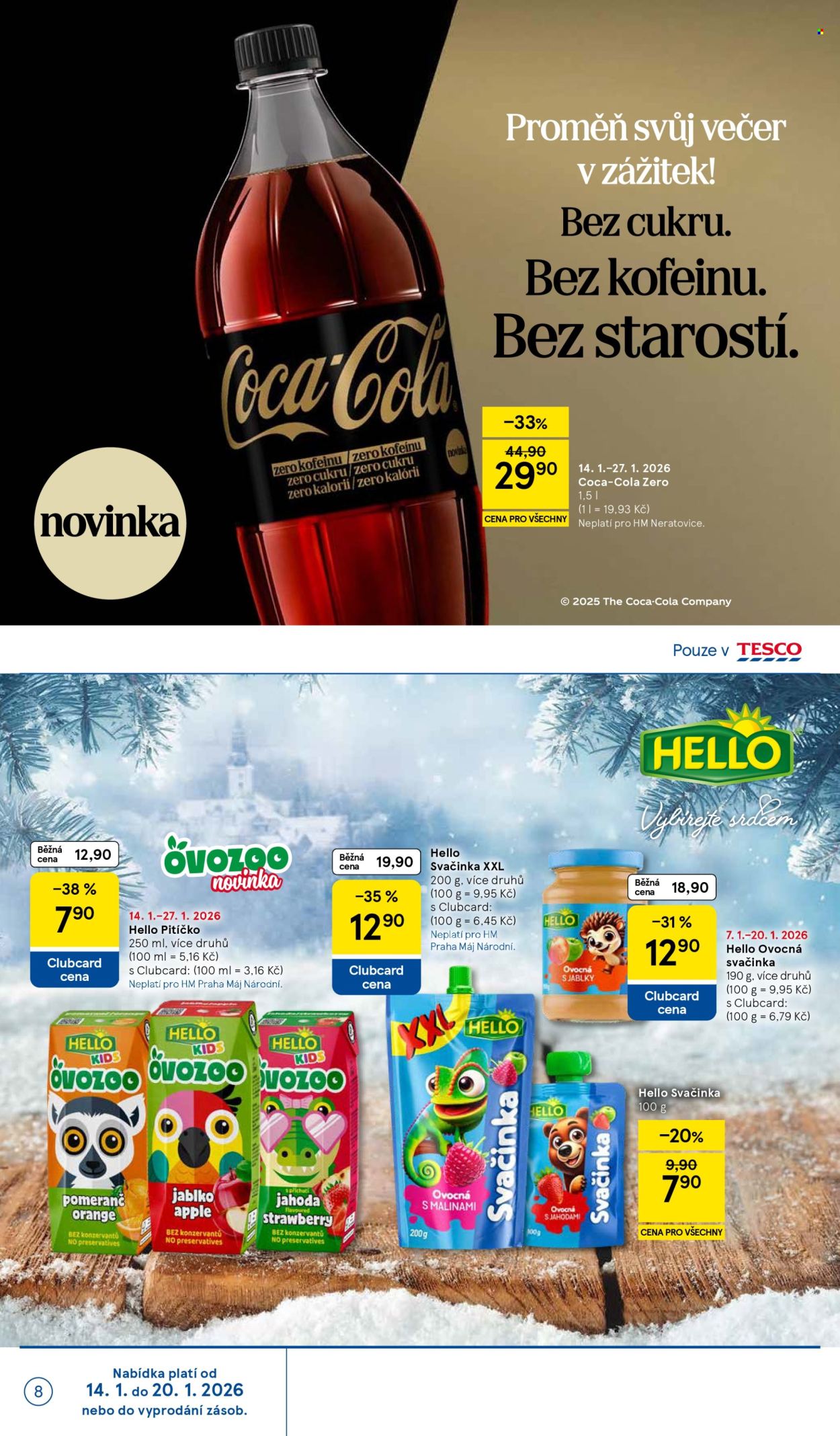 Leták TESCO - 14.1.2026 - 20.1.2026. Strana 8