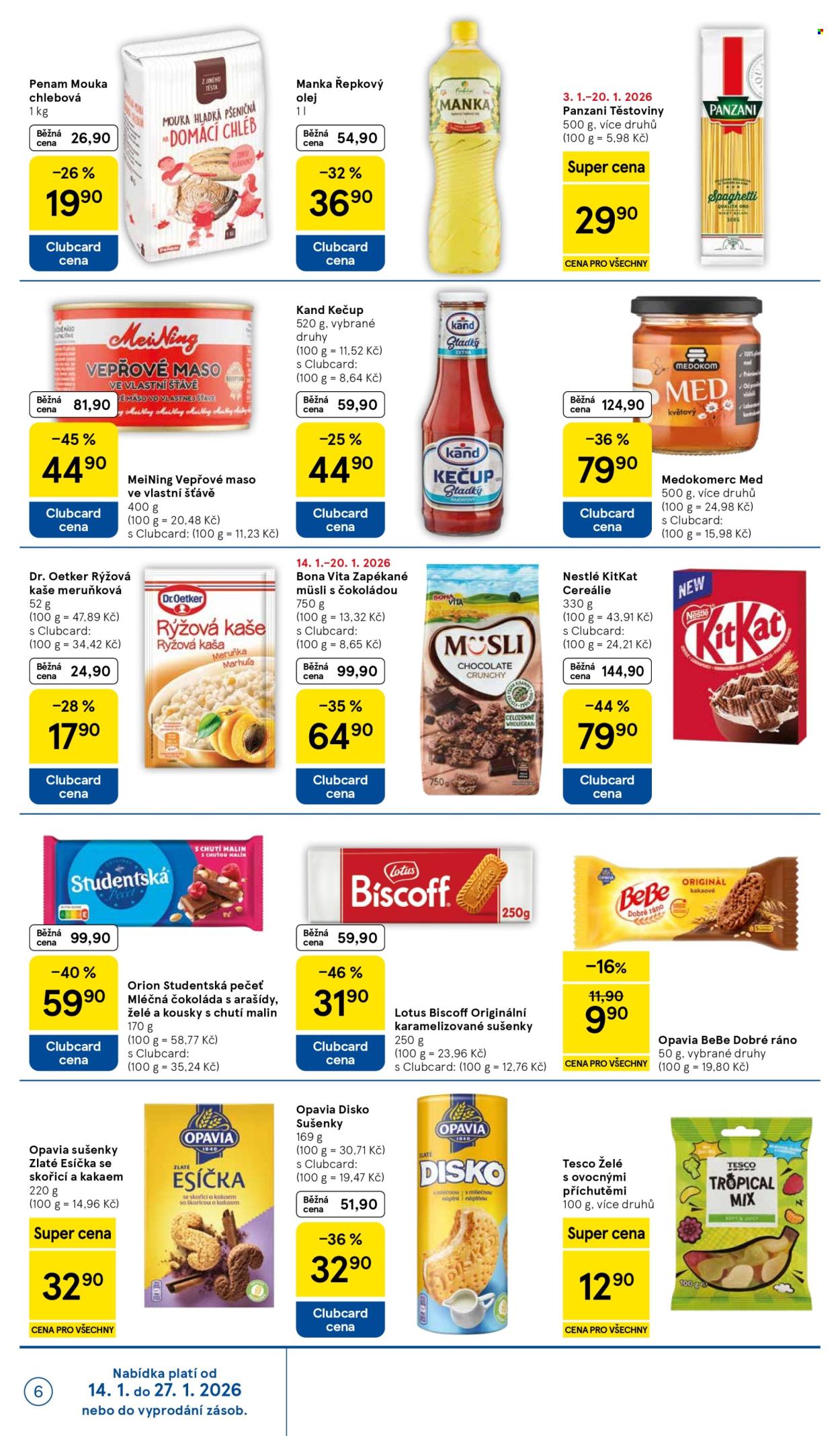 Leták TESCO supermarket - 14.1.2026 - 20.1.2026. Strana 6