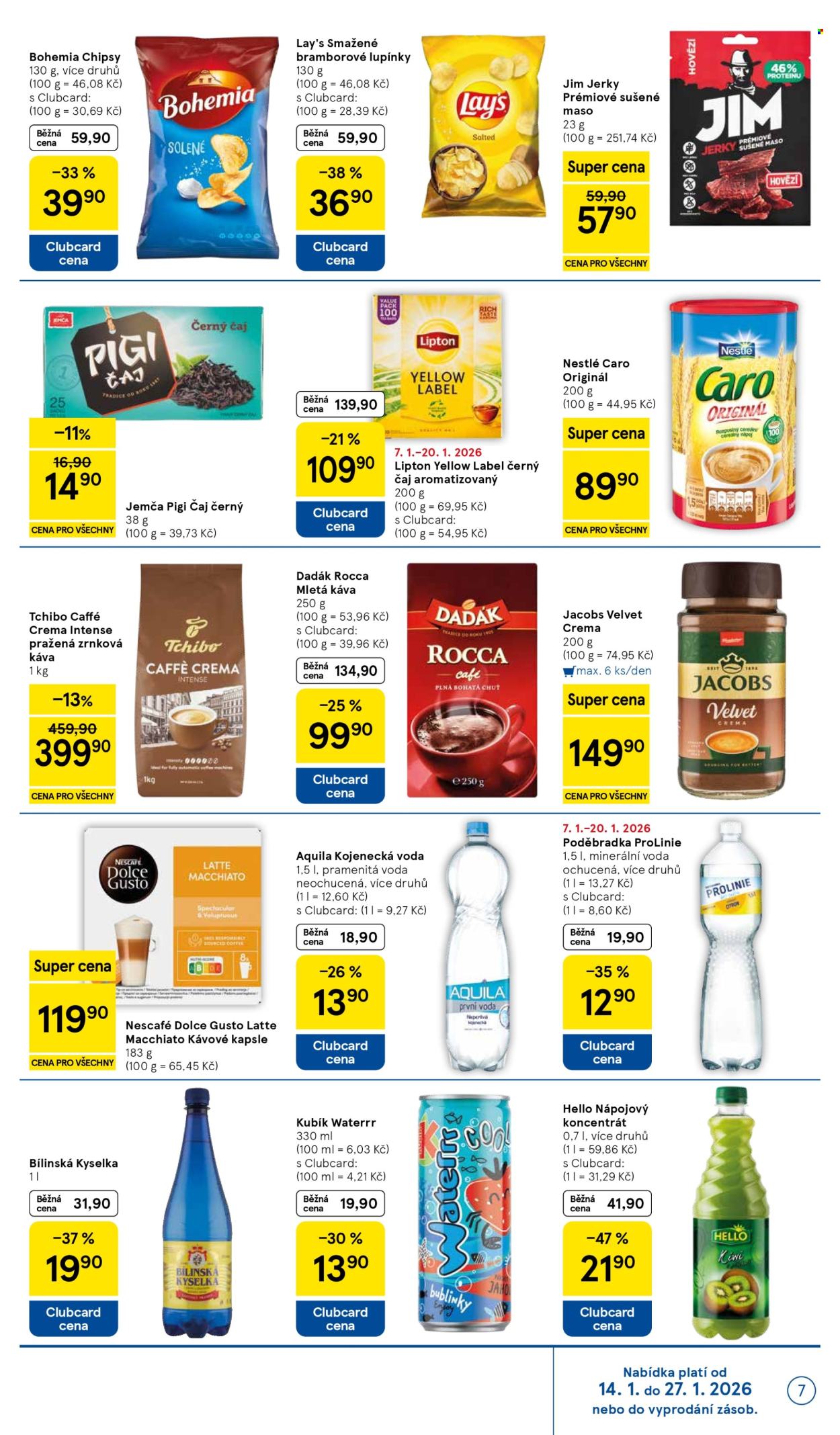 Leták TESCO supermarket - 14.1.2026 - 20.1.2026. Strana 7