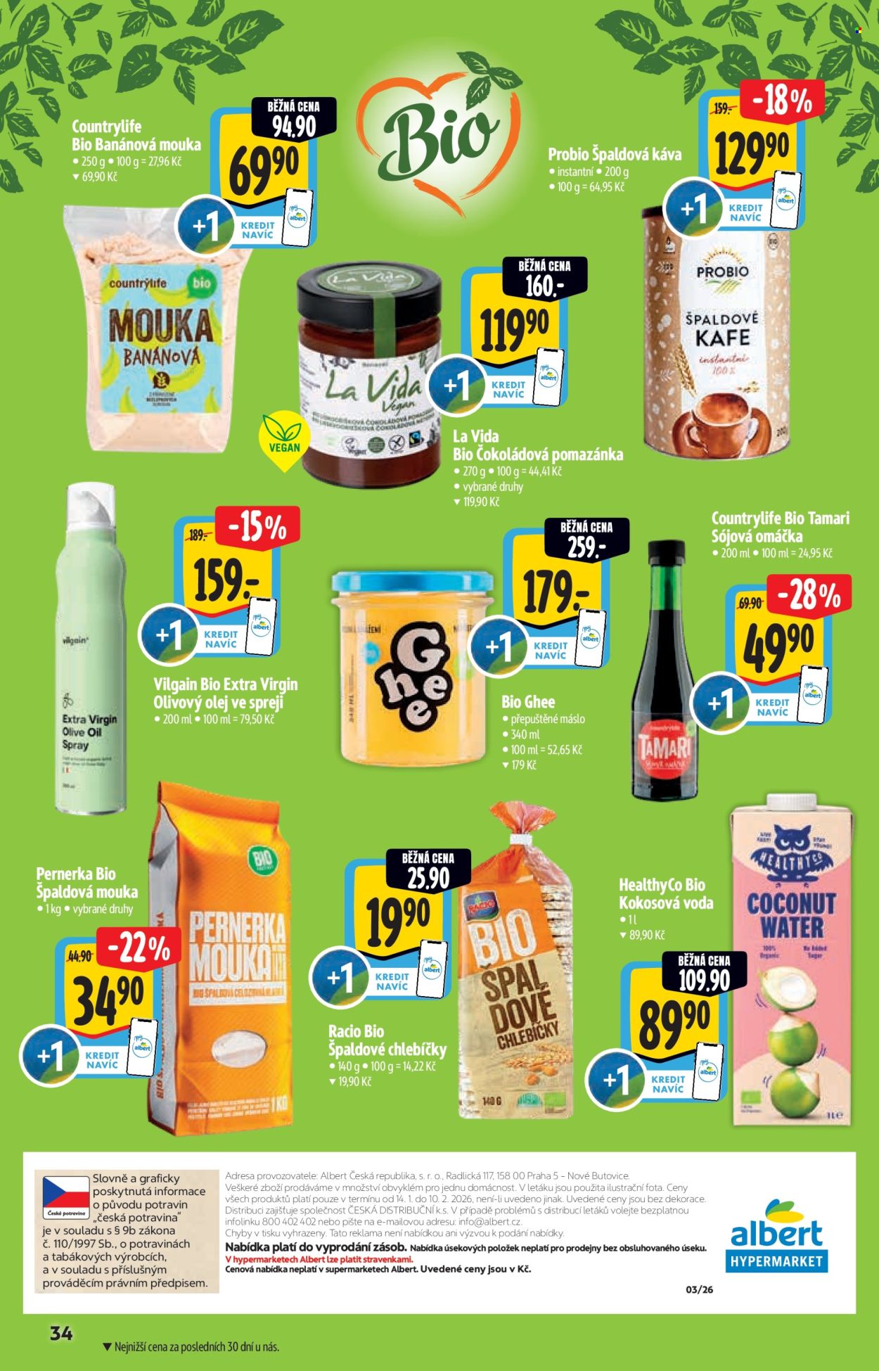 Leták Albert Hypermarket - 14.1.2026 - 10.2.2026. Strana 34