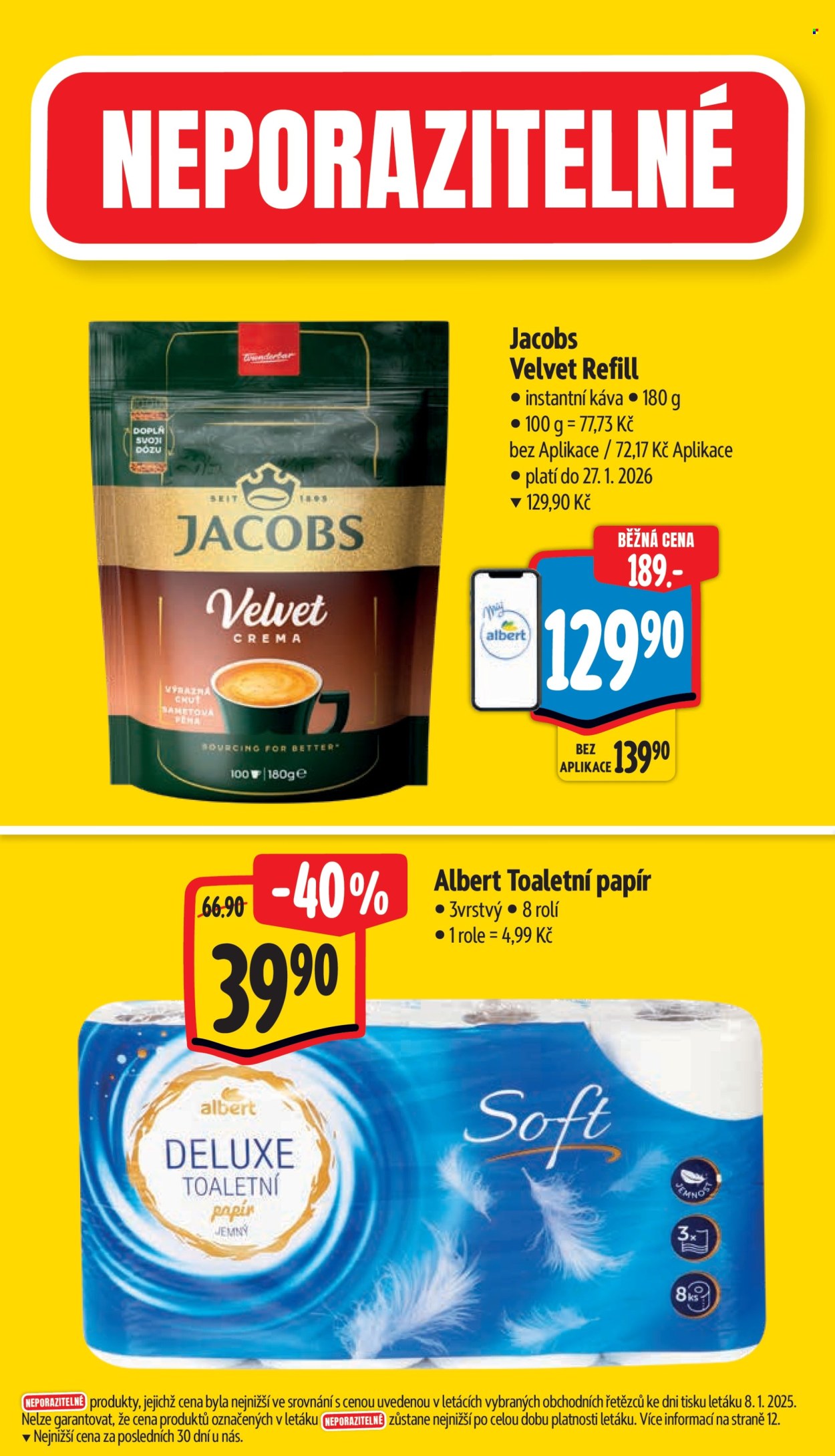 Leták Albert Supermarket - 14.1.2026 - 20.1.2026. Strana 4