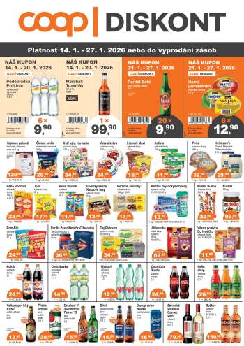 Leták coop DISKONT - 14.1.2026 - 27.1.2026.