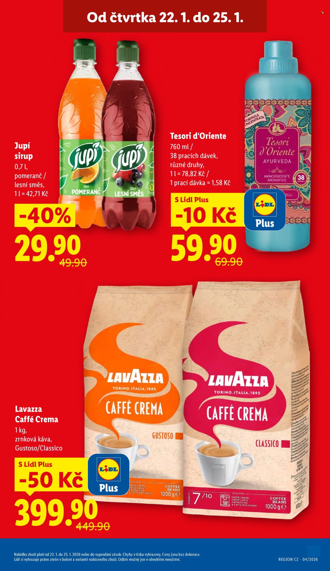 Leták Lidl - 22.1.2026 - 25.1.2026. Strana 3