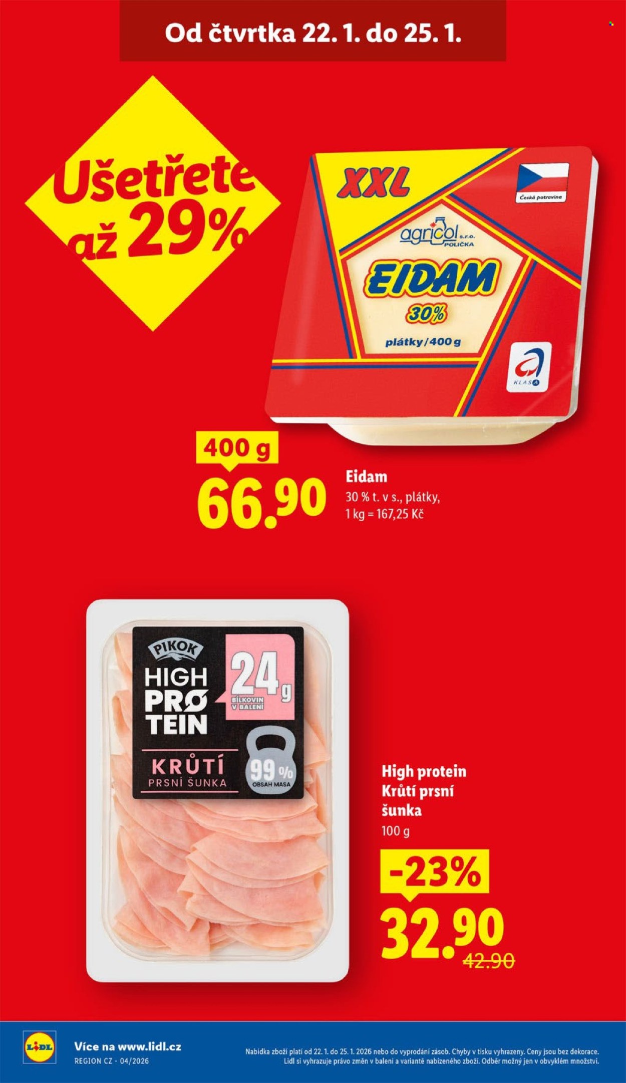 Leták Lidl - 22.1.2026 - 25.1.2026. Strana 4